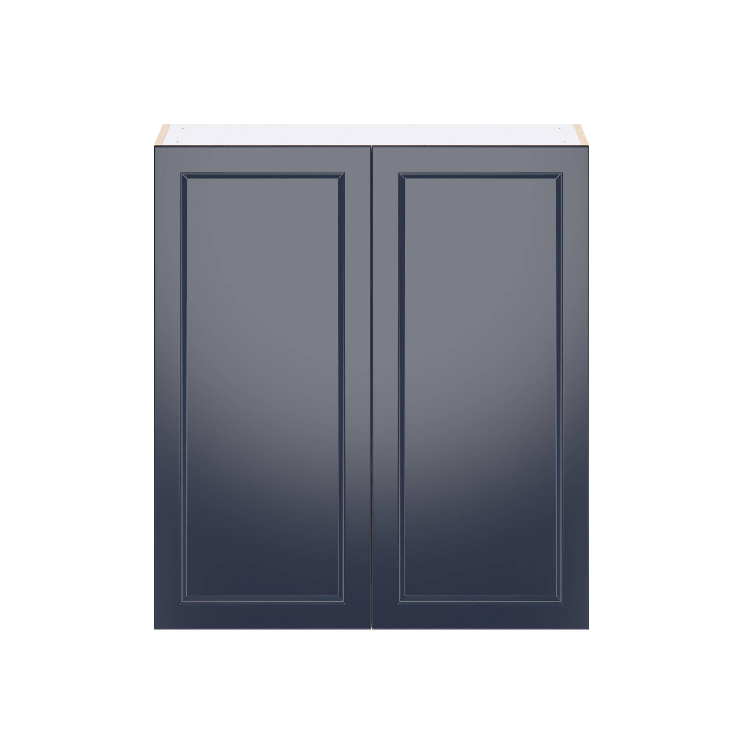 Peachtree 36 in. Painted Midnight Blue Door Wall Cabinet