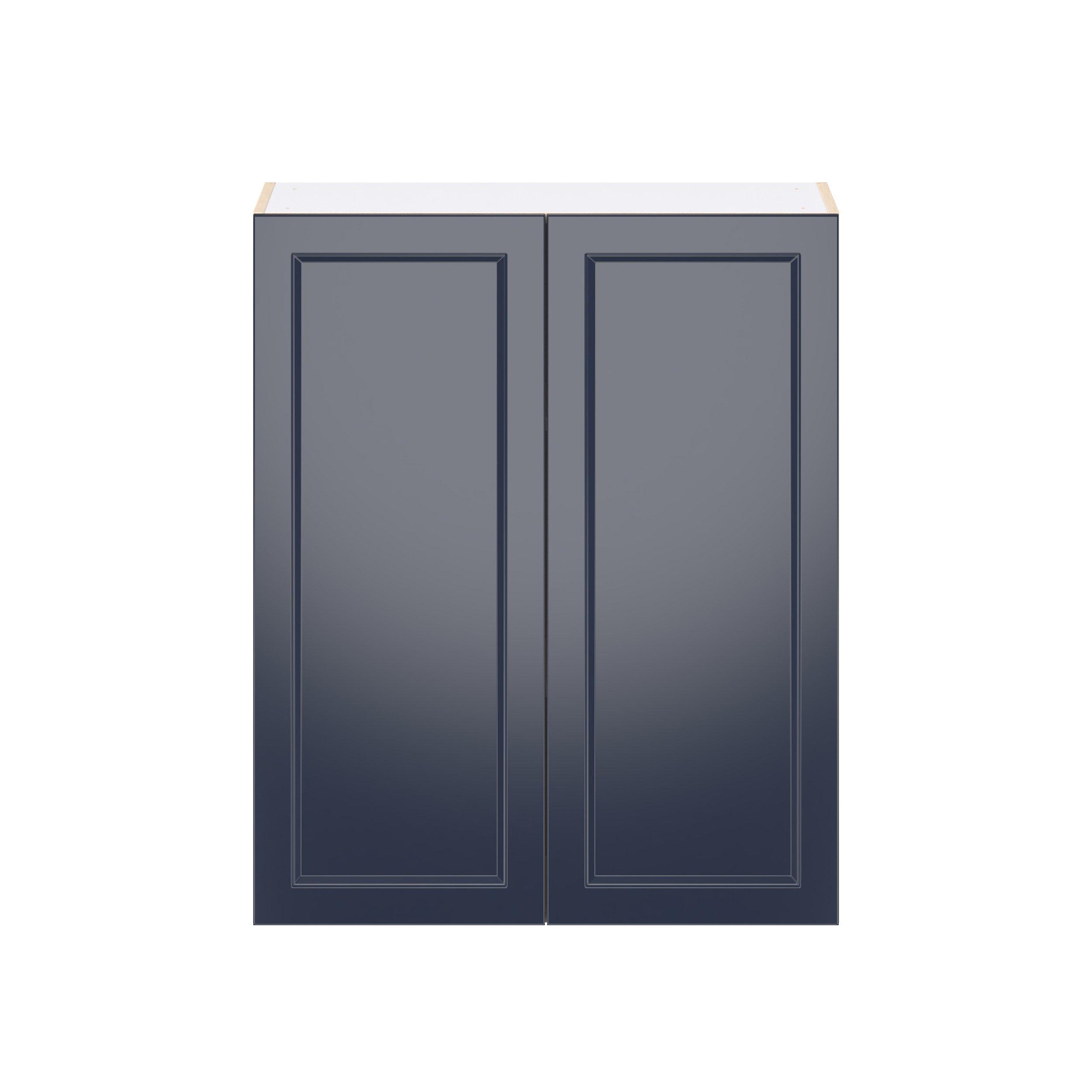 Peachtree 33 in. Painted Midnight Blue Door Wall Cabinet