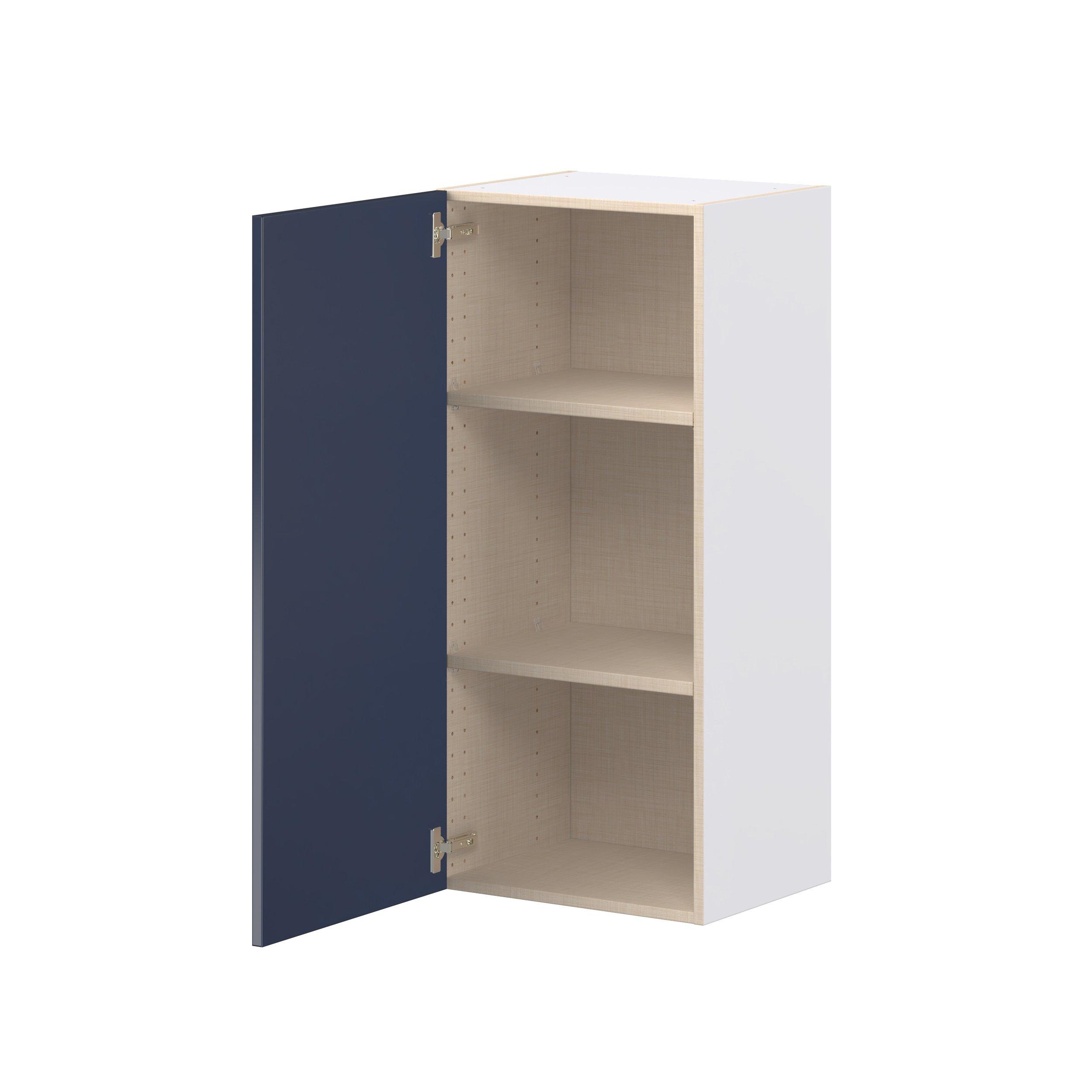 Peachtree 18 in. Painted Midnight Blue Door Wall Cabinet