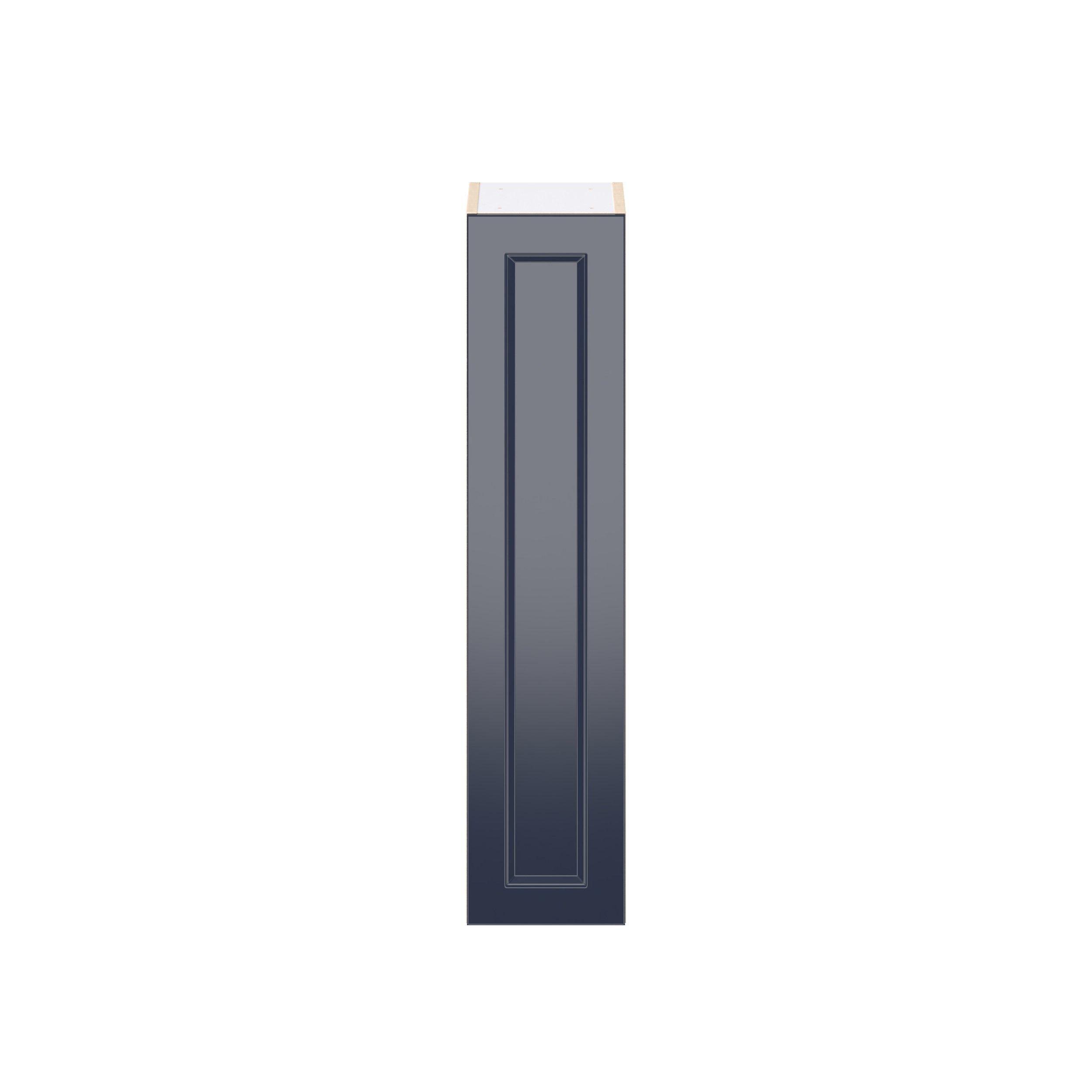 Peachtree 9 in. Painted Midnight Blue Door Wall Cabinet