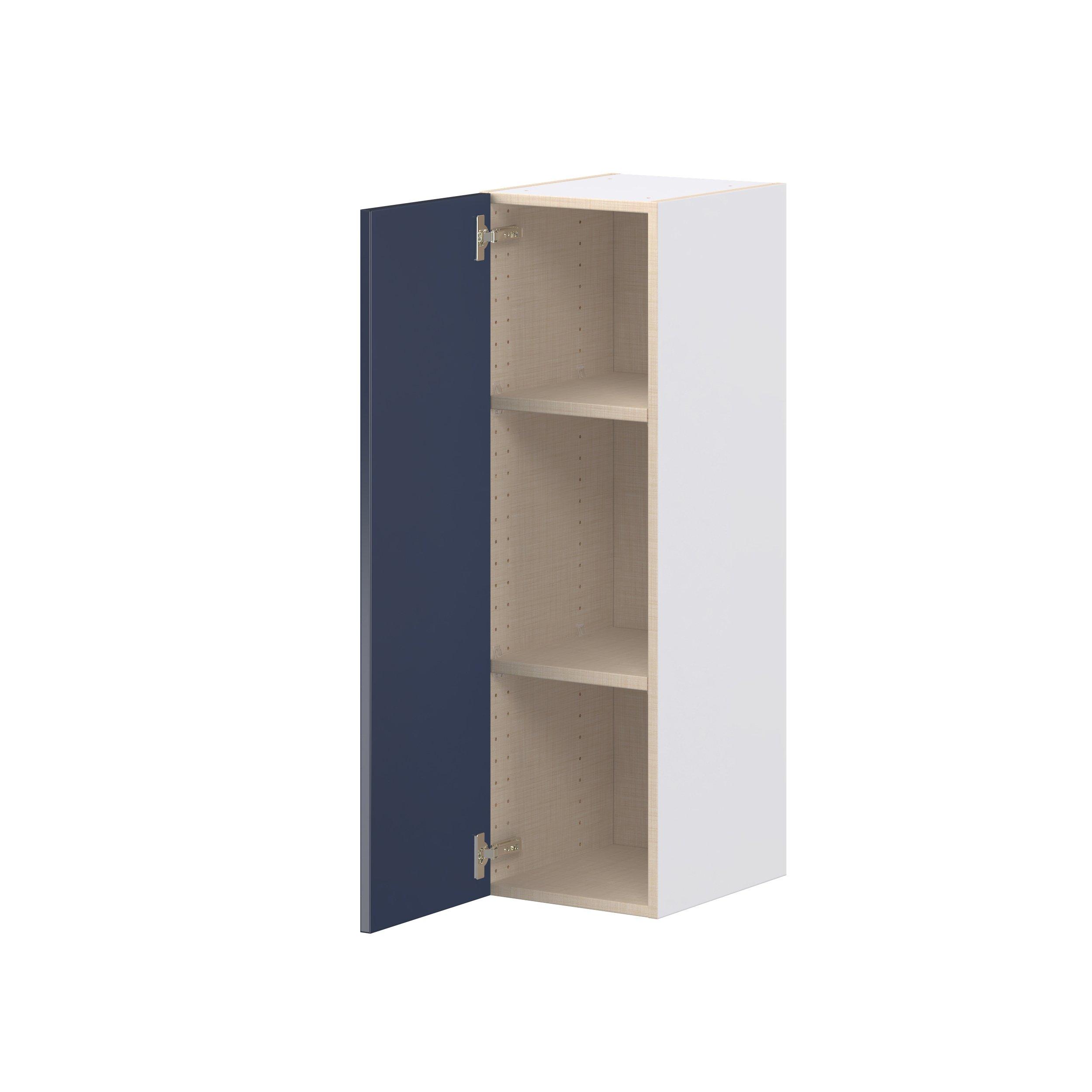 Peachtree 12 in. Painted Midnight Blue Door Wall Cabinet