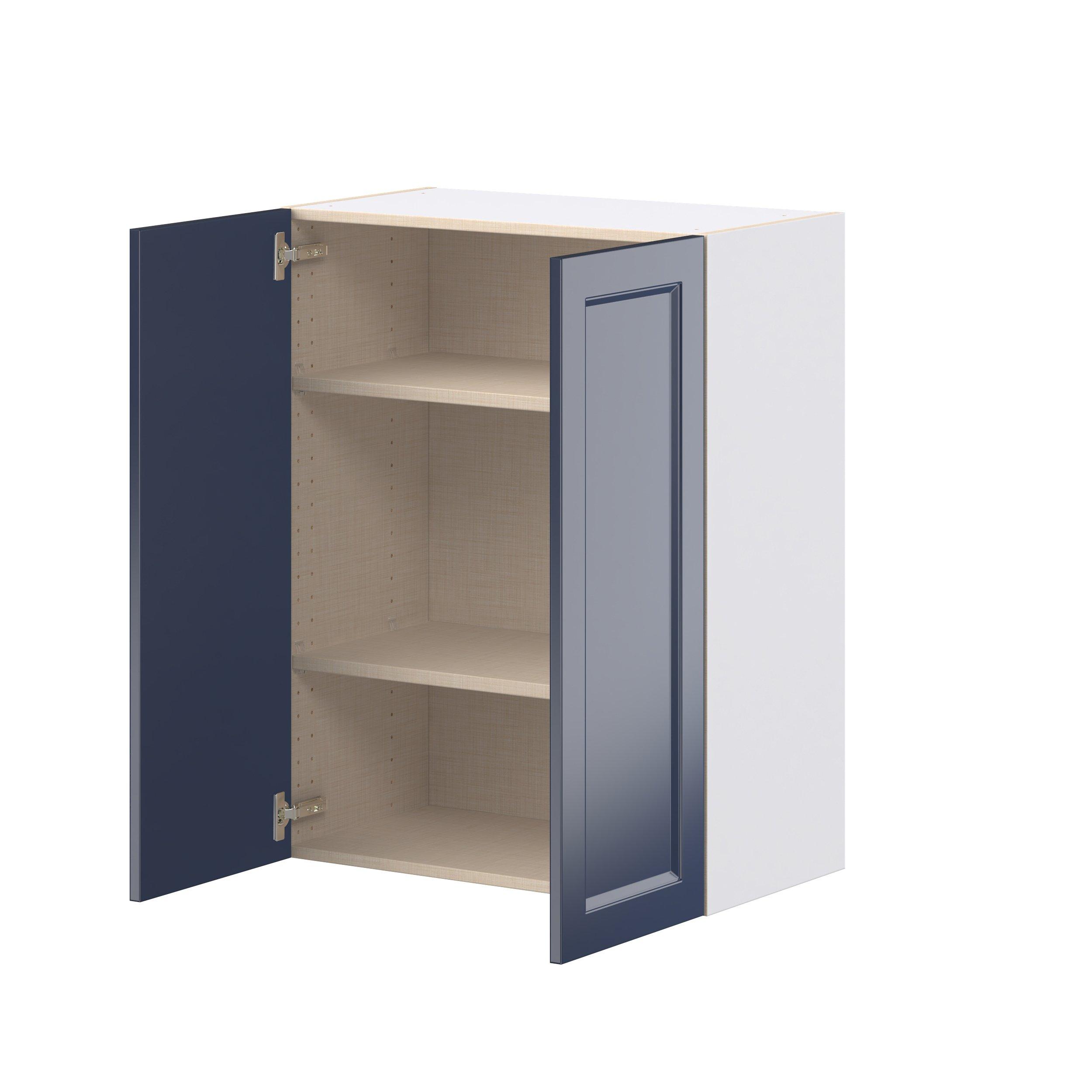Peachtree 27 in. Painted Midnight Blue Door Wall Cabinet