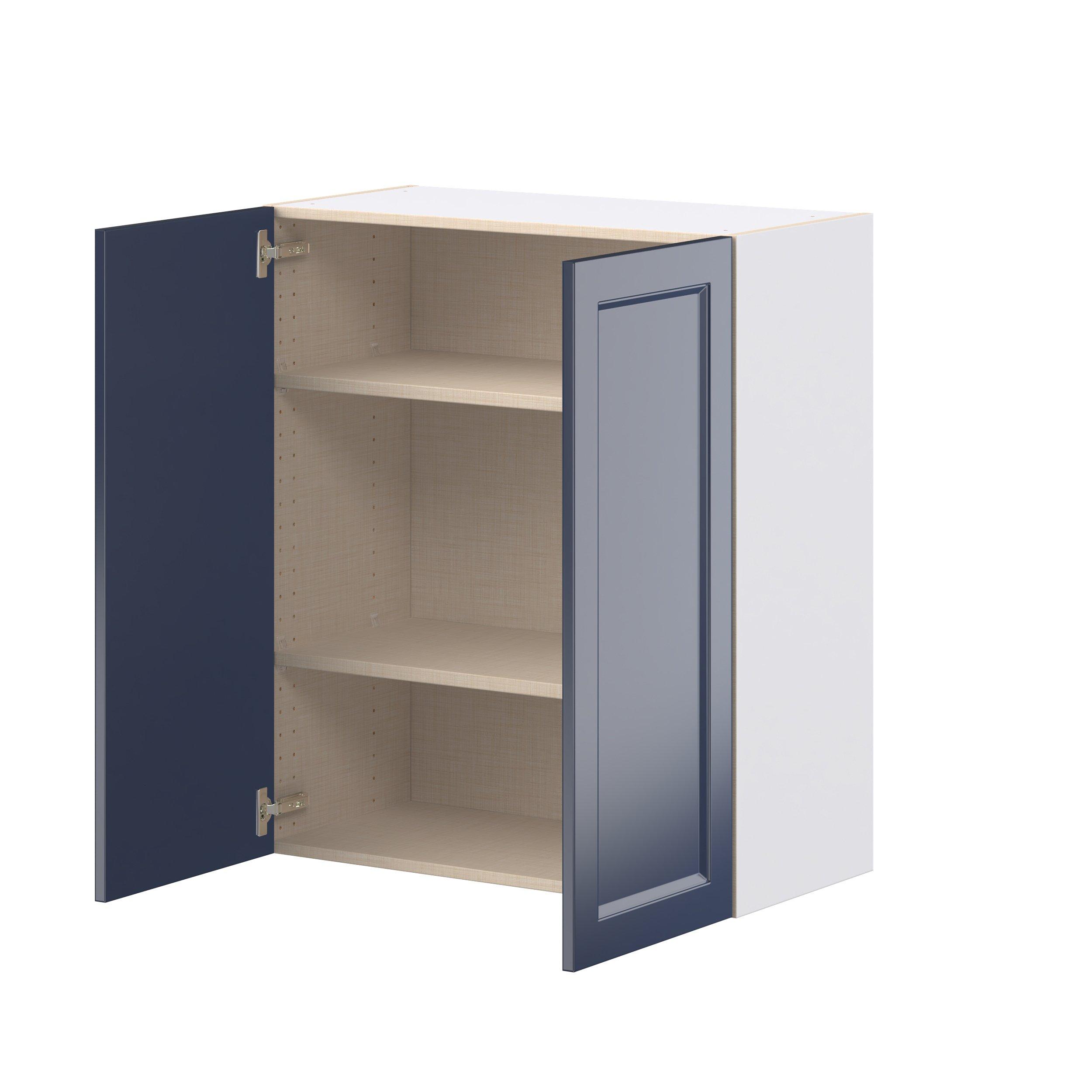 Peachtree 30 in. Painted Midnight Blue Door Wall Cabinet