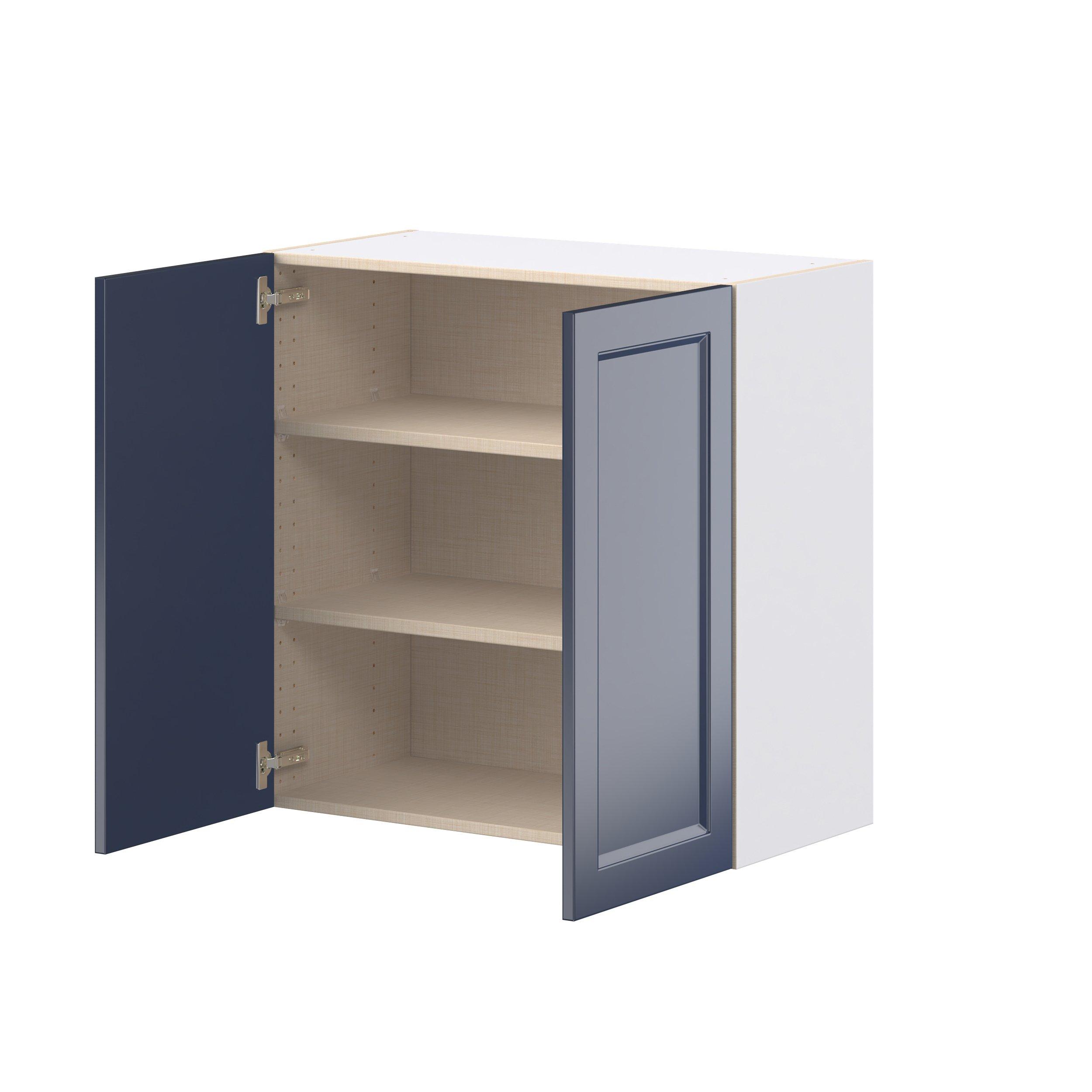 Peachtree 30 in. Painted Midnight Blue Door Wall Cabinet
