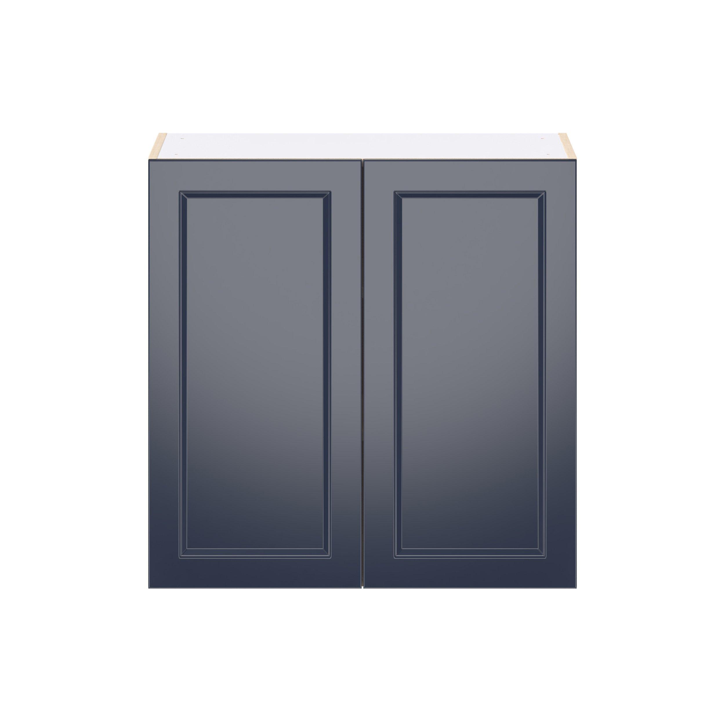Peachtree 30 in. Painted Midnight Blue Door Wall Cabinet