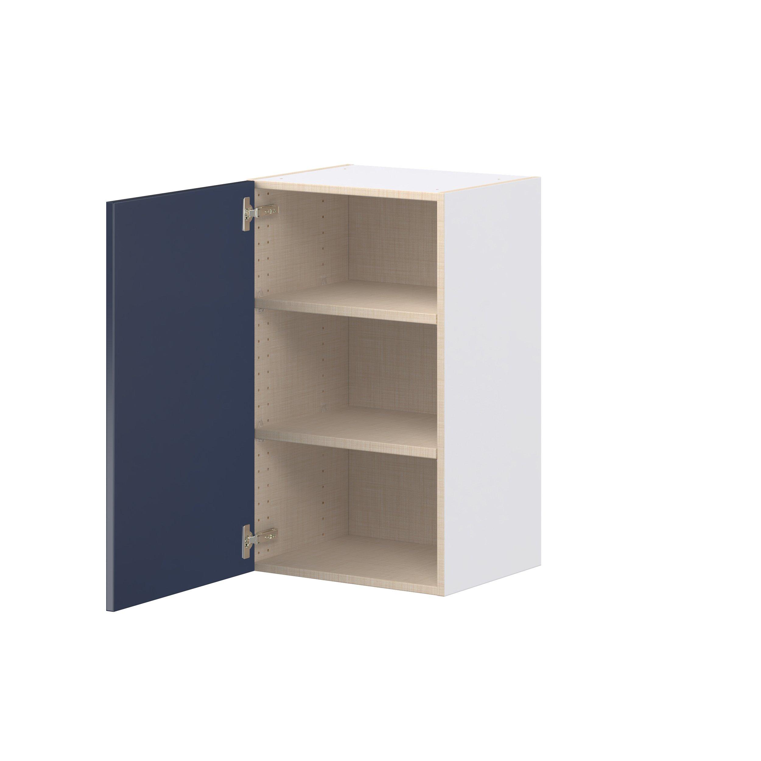 Peachtree 18 in. Painted Midnight Blue Door Wall Cabinet
