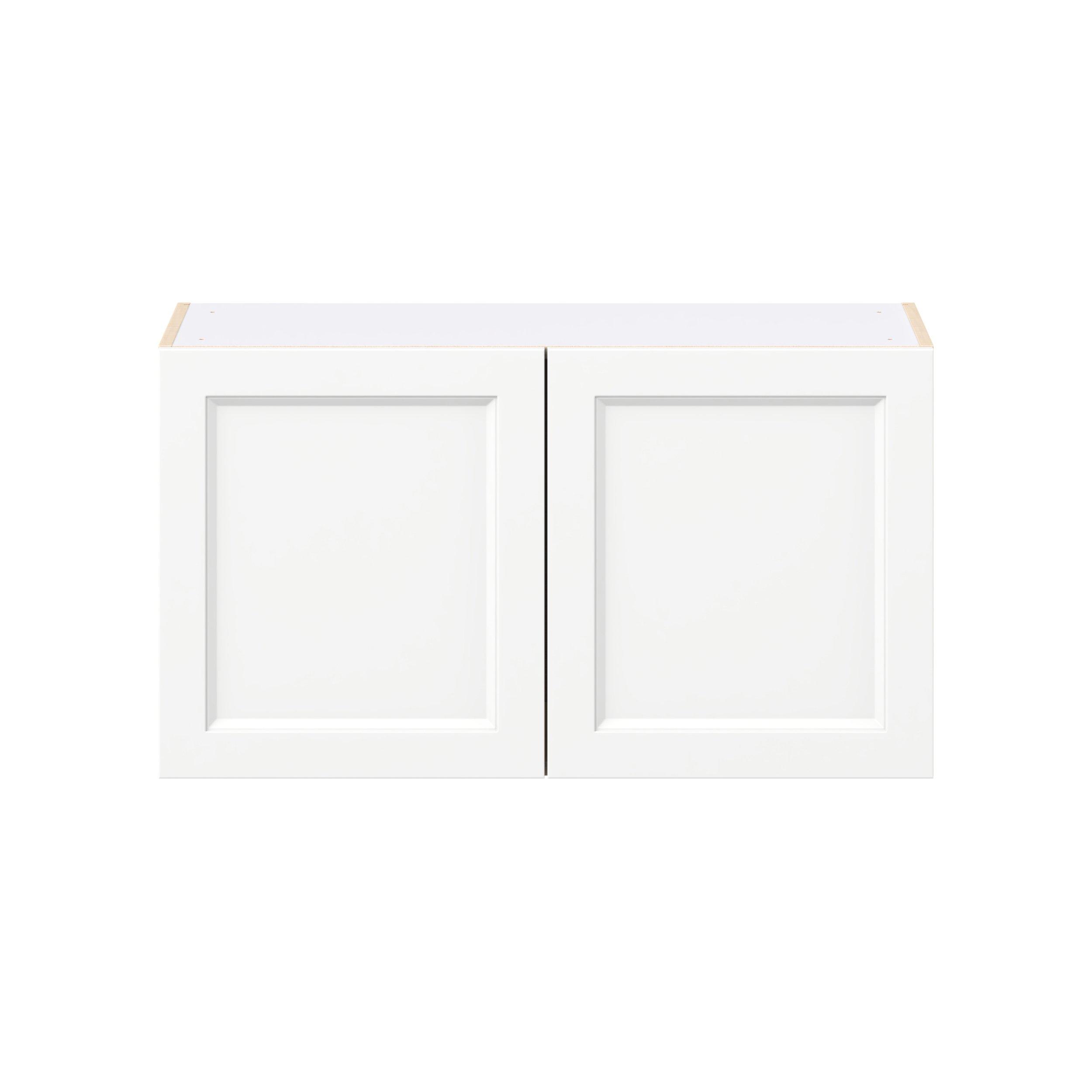 Peachtree 36 in. Painted Bright White Bridge Wall Cabinet