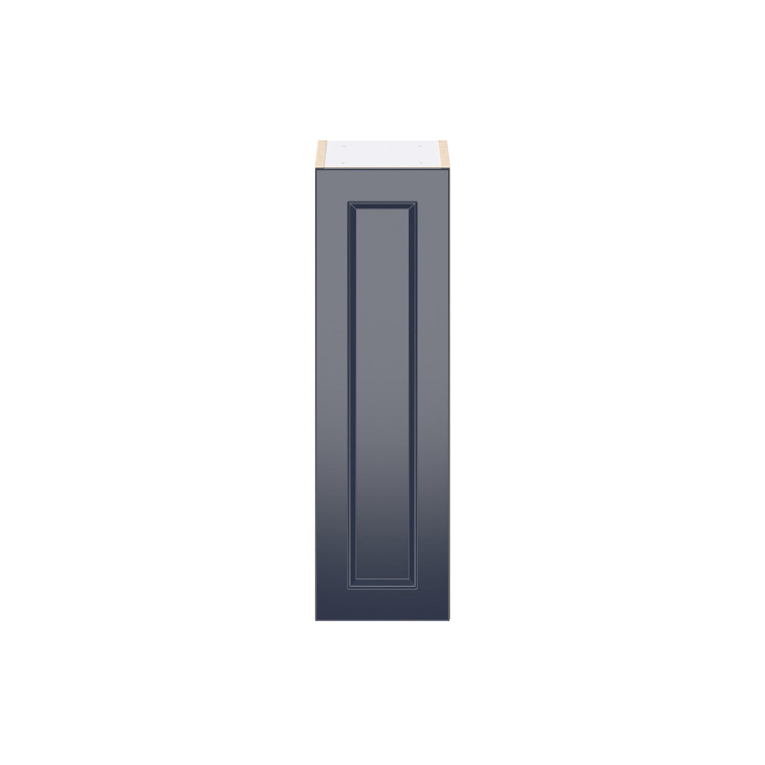 Peachtree 9 in. Painted Midnight Blue Door Wall Cabinet