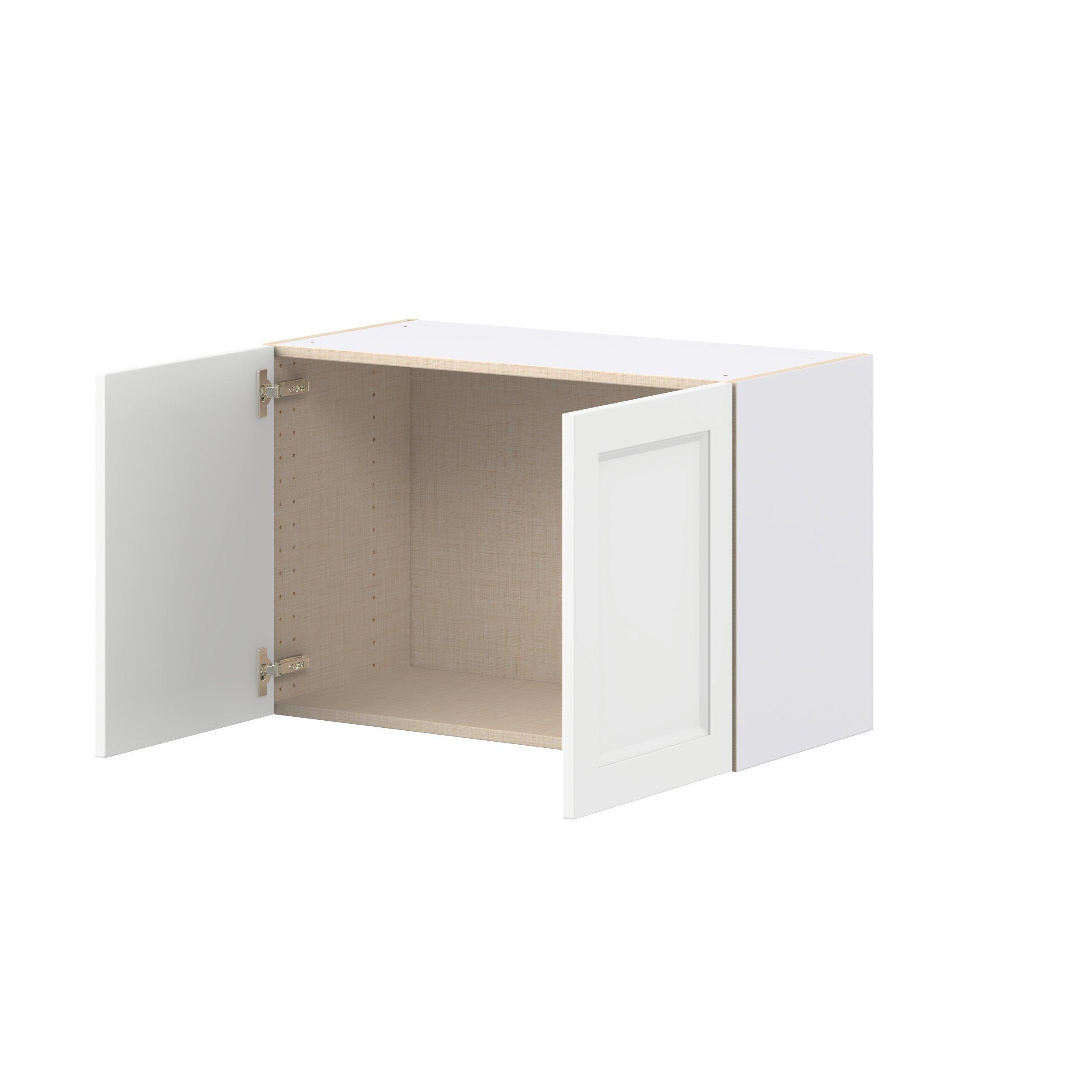 Peachtree 30 in. Painted Bright White Bridge Wall Cabinet
