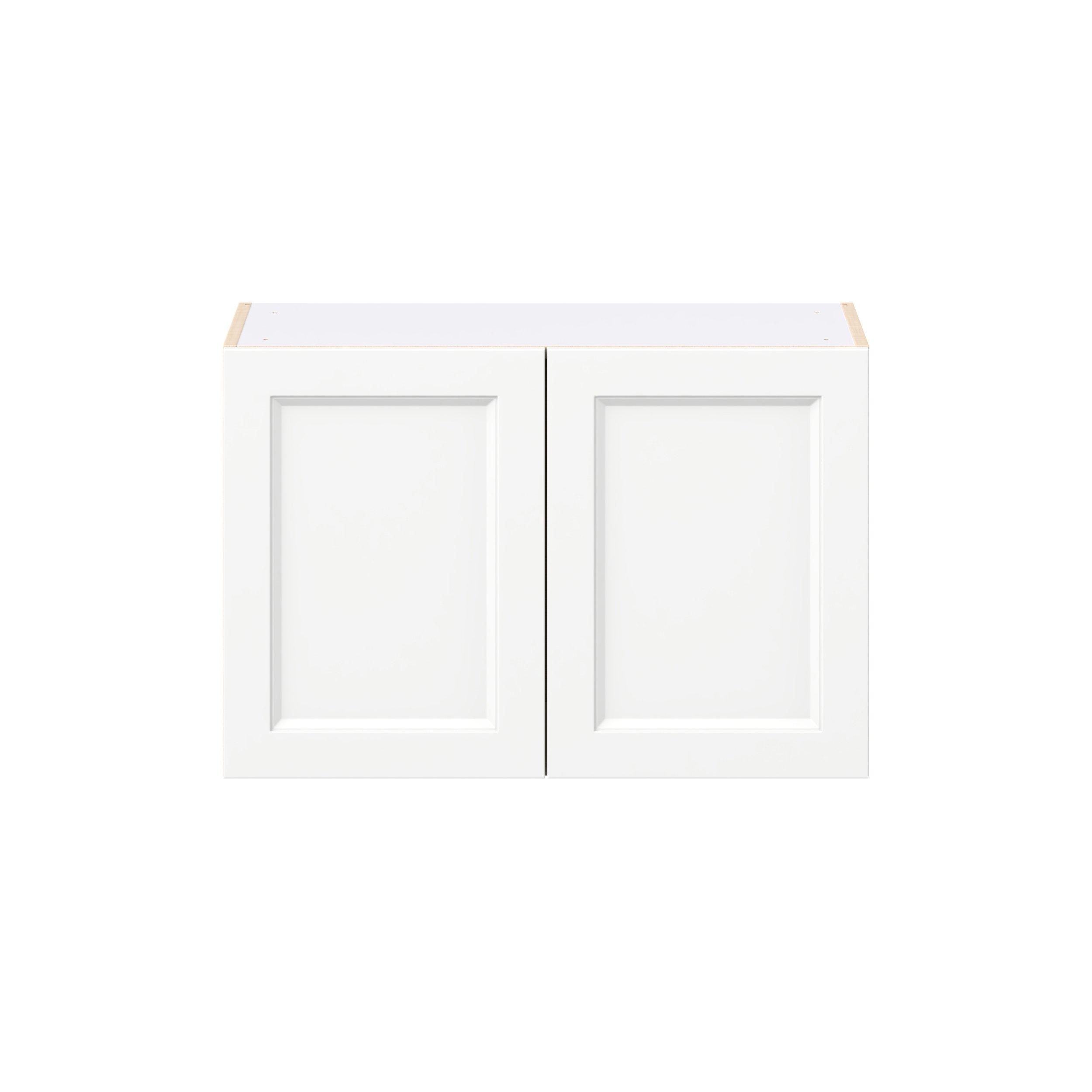 Peachtree 30 in. Painted Bright White Bridge Wall Cabinet