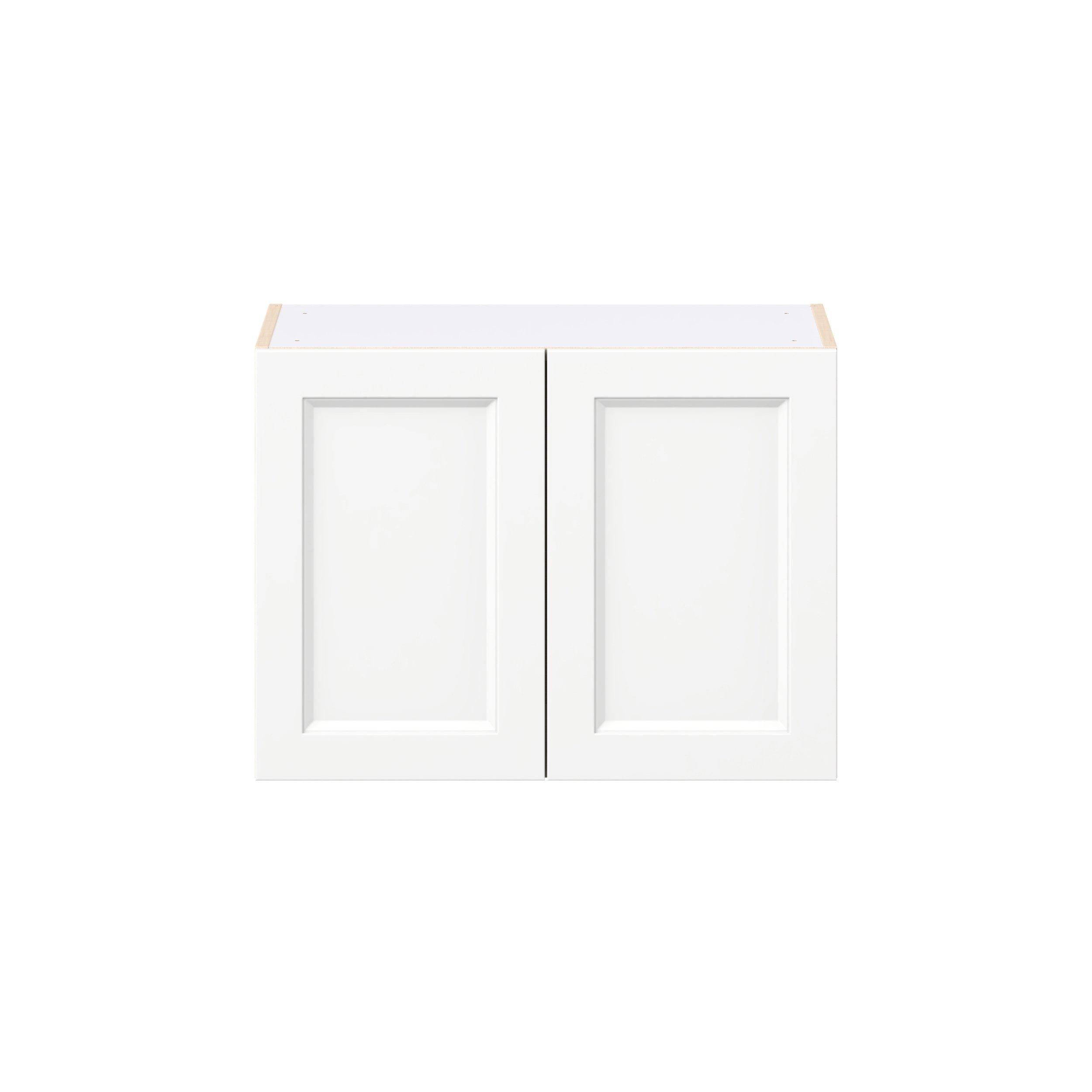 Peachtree 27 in. Painted Bright White Bridge Wall Cabinet