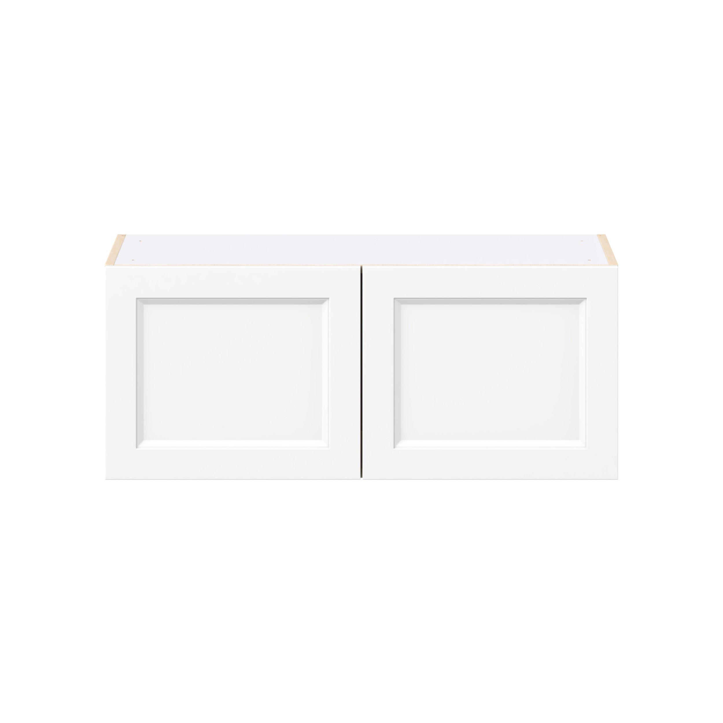 Peachtree 36 in. Painted Bright White Bridge Wall Cabinet