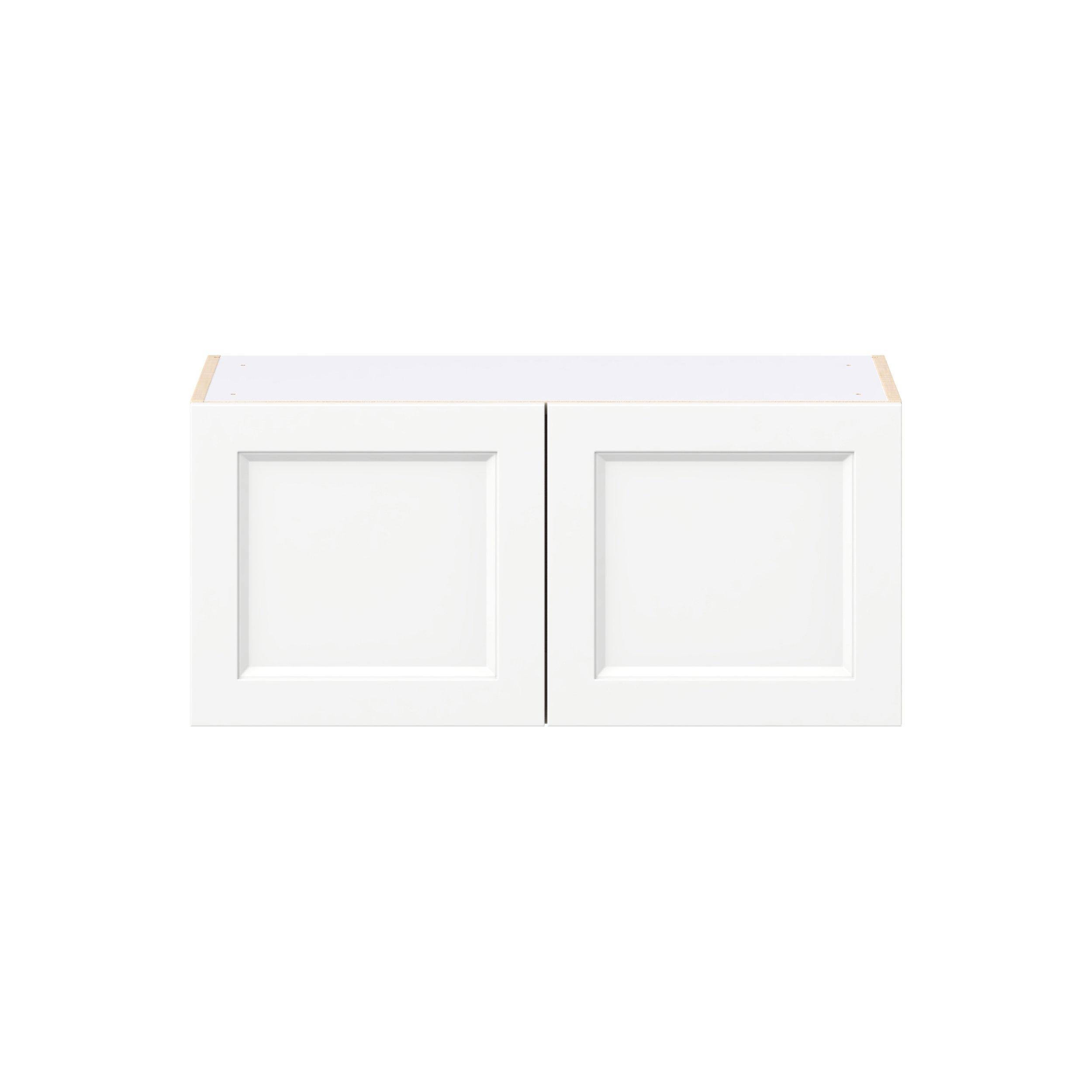 Peachtree 33 in. Painted Bright White Bridge Wall Cabinet