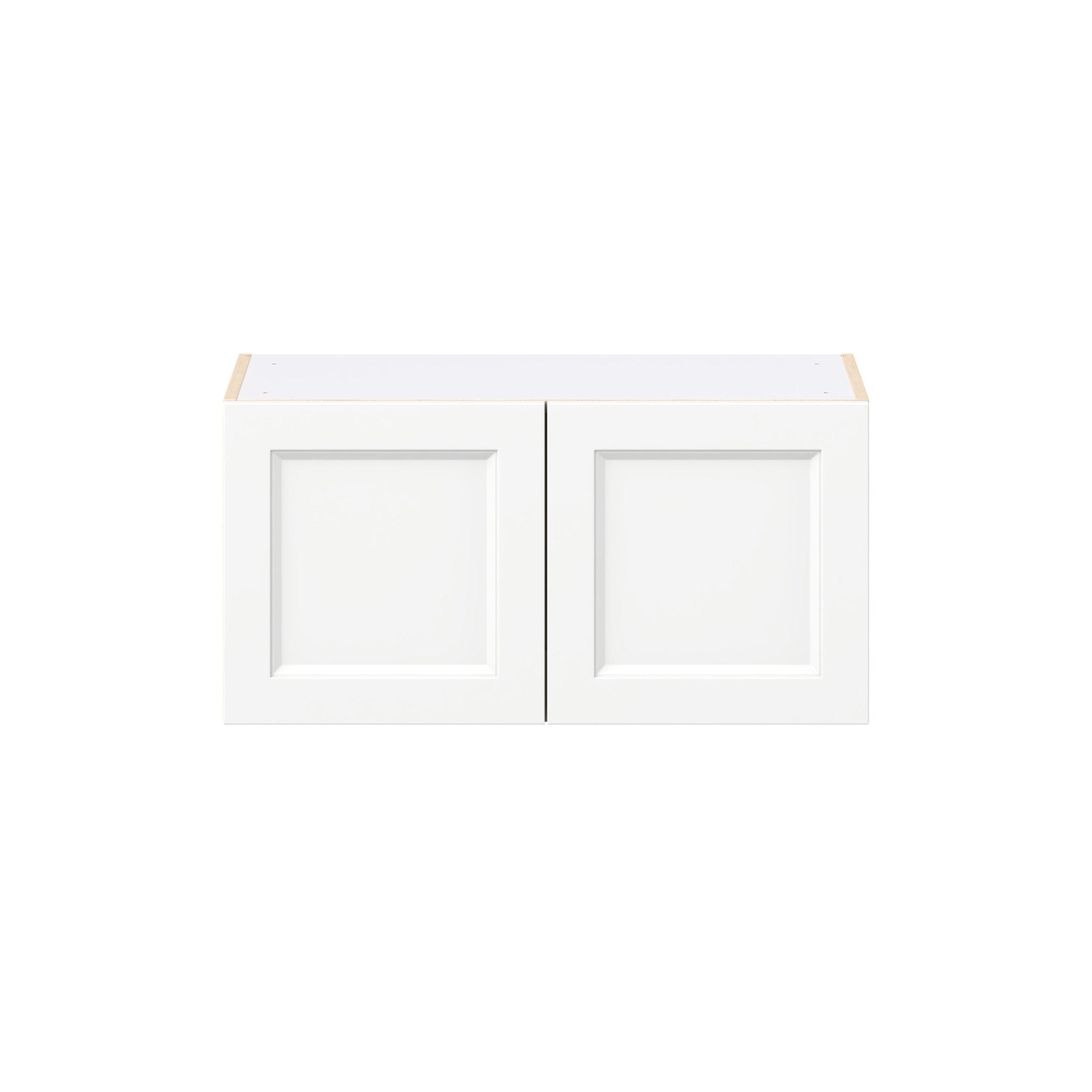 Peachtree 30 in. Painted Bright White Bridge Wall Cabinet