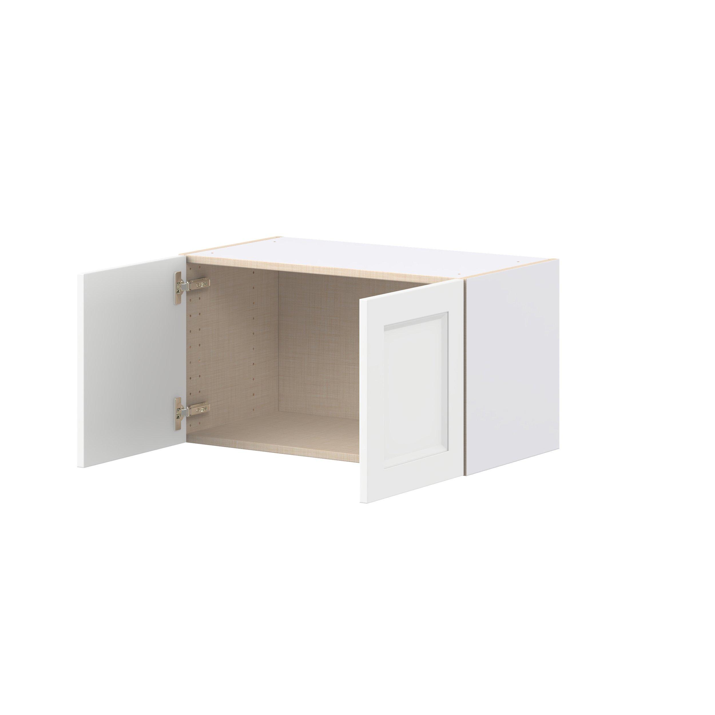 Peachtree 27 in. Painted Bright White Bridge Wall Cabinet