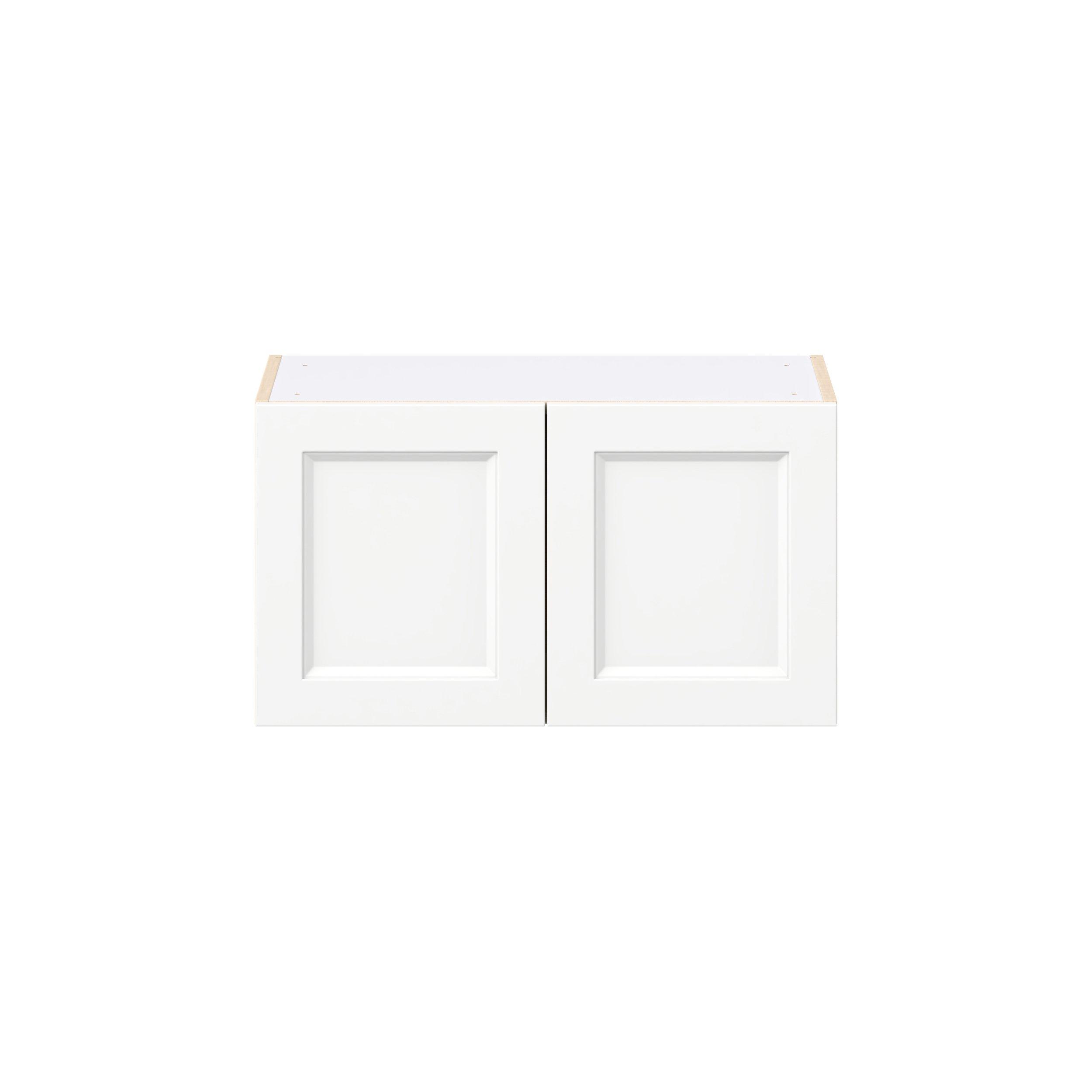 Peachtree 27 in. Painted Bright White Bridge Wall Cabinet