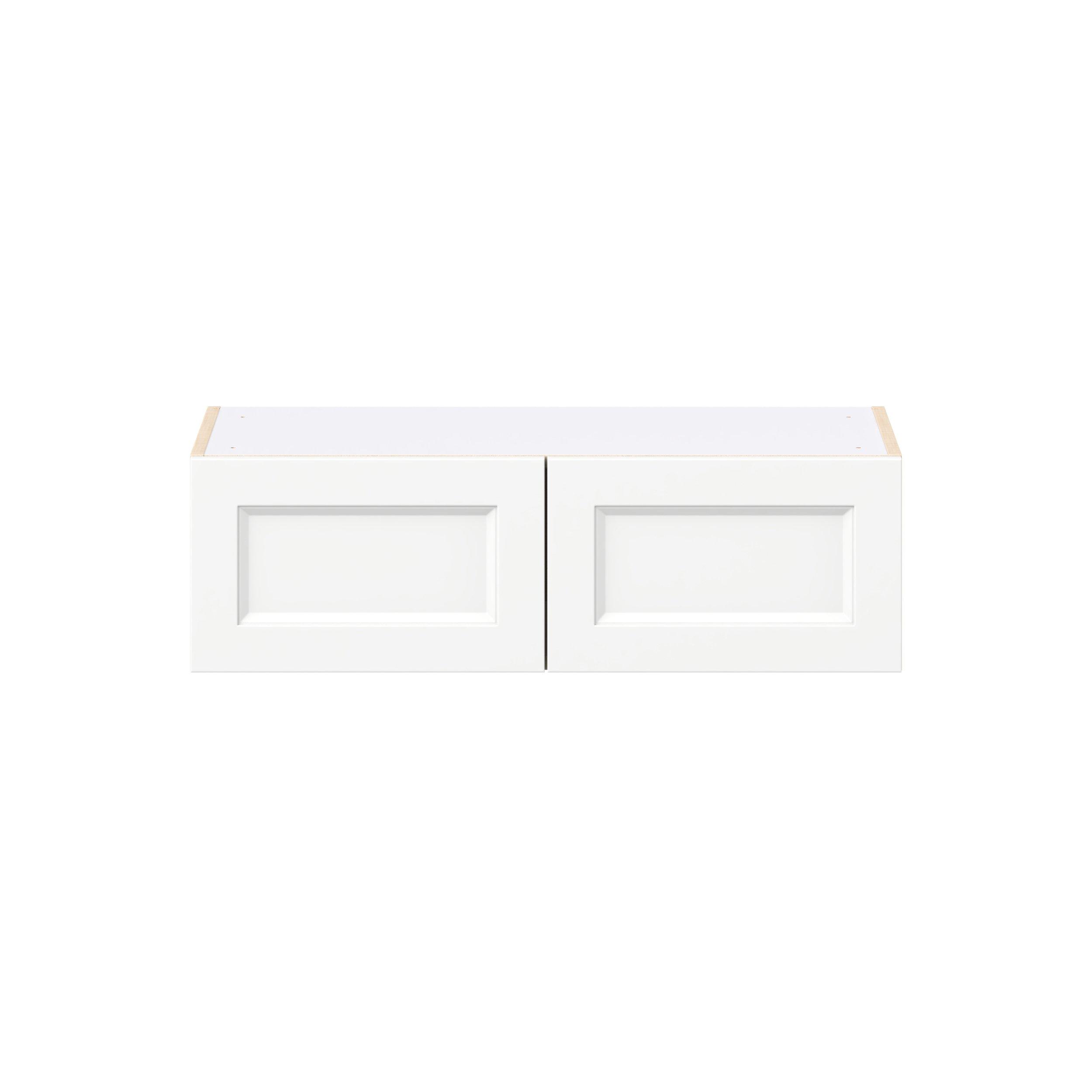 Peachtree 33 in. Painted Bright White Bridge Wall Cabinet