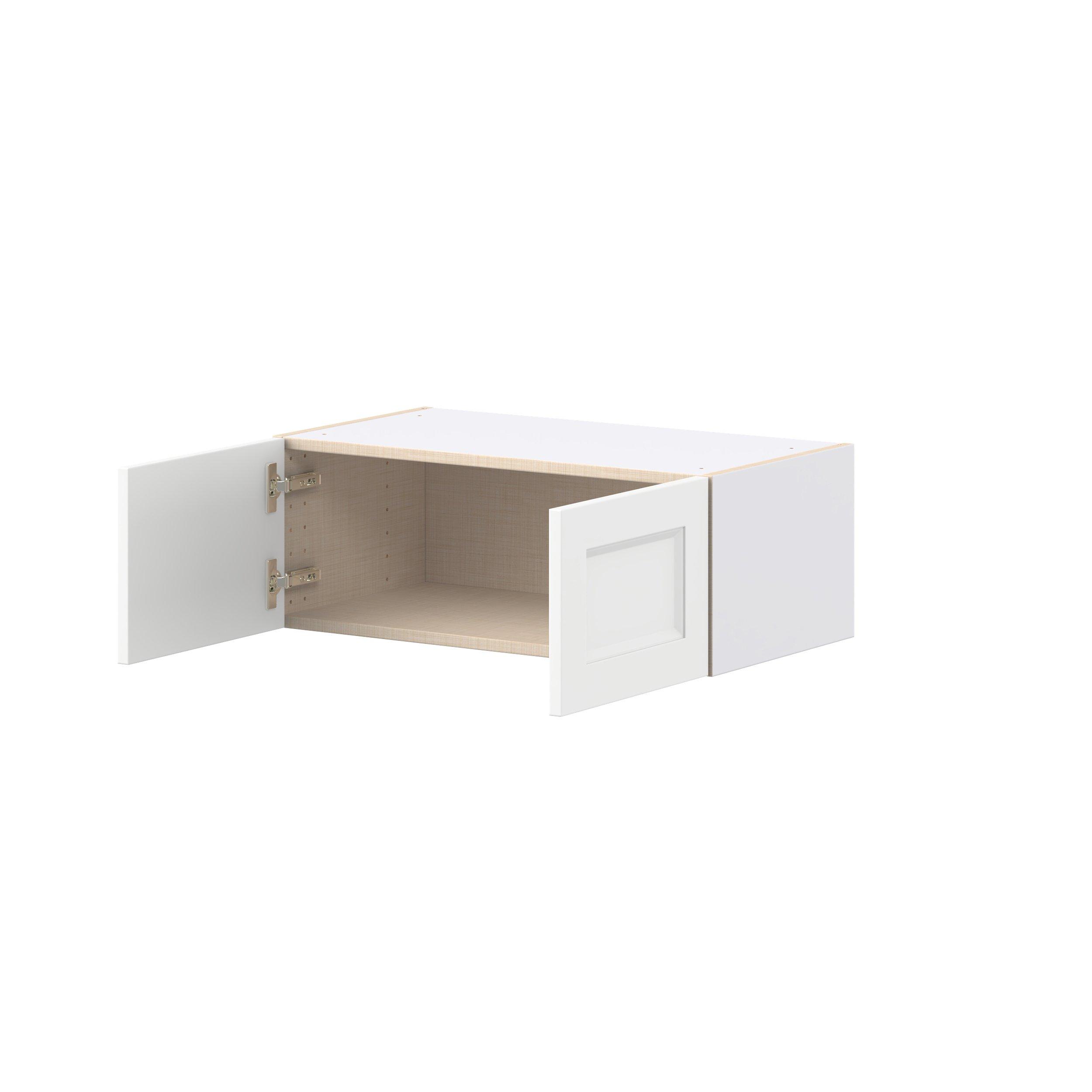Peachtree 27 in. Painted Bright White Bridge Wall Cabinet