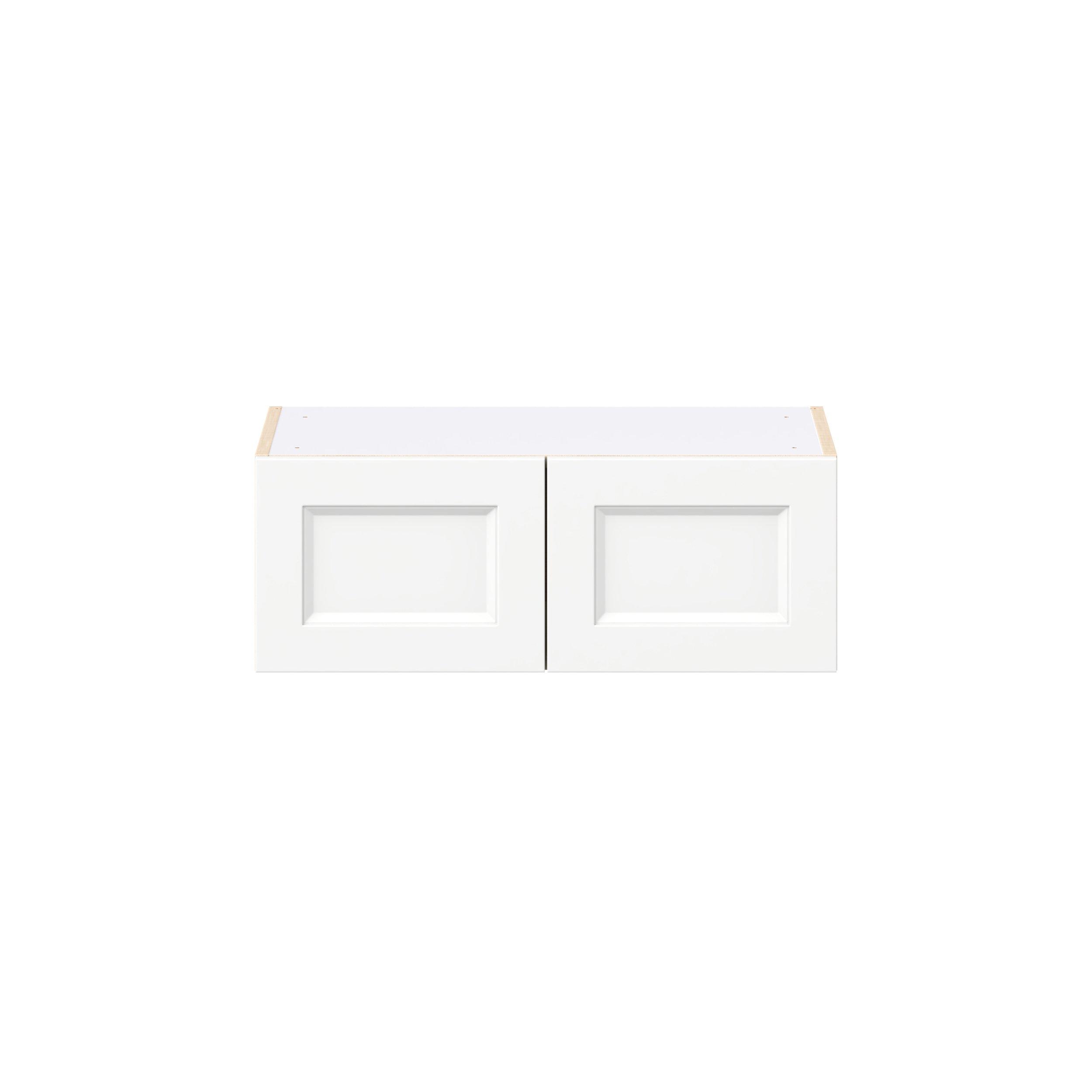 Peachtree 27 in. Painted Bright White Bridge Wall Cabinet