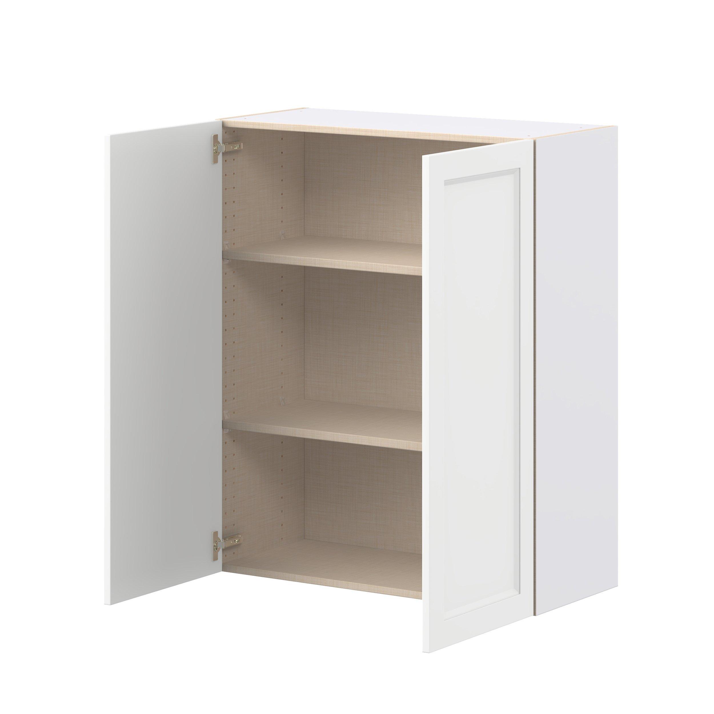 Peachtree 33 in. Painted Bright White Door Wall Cabinet