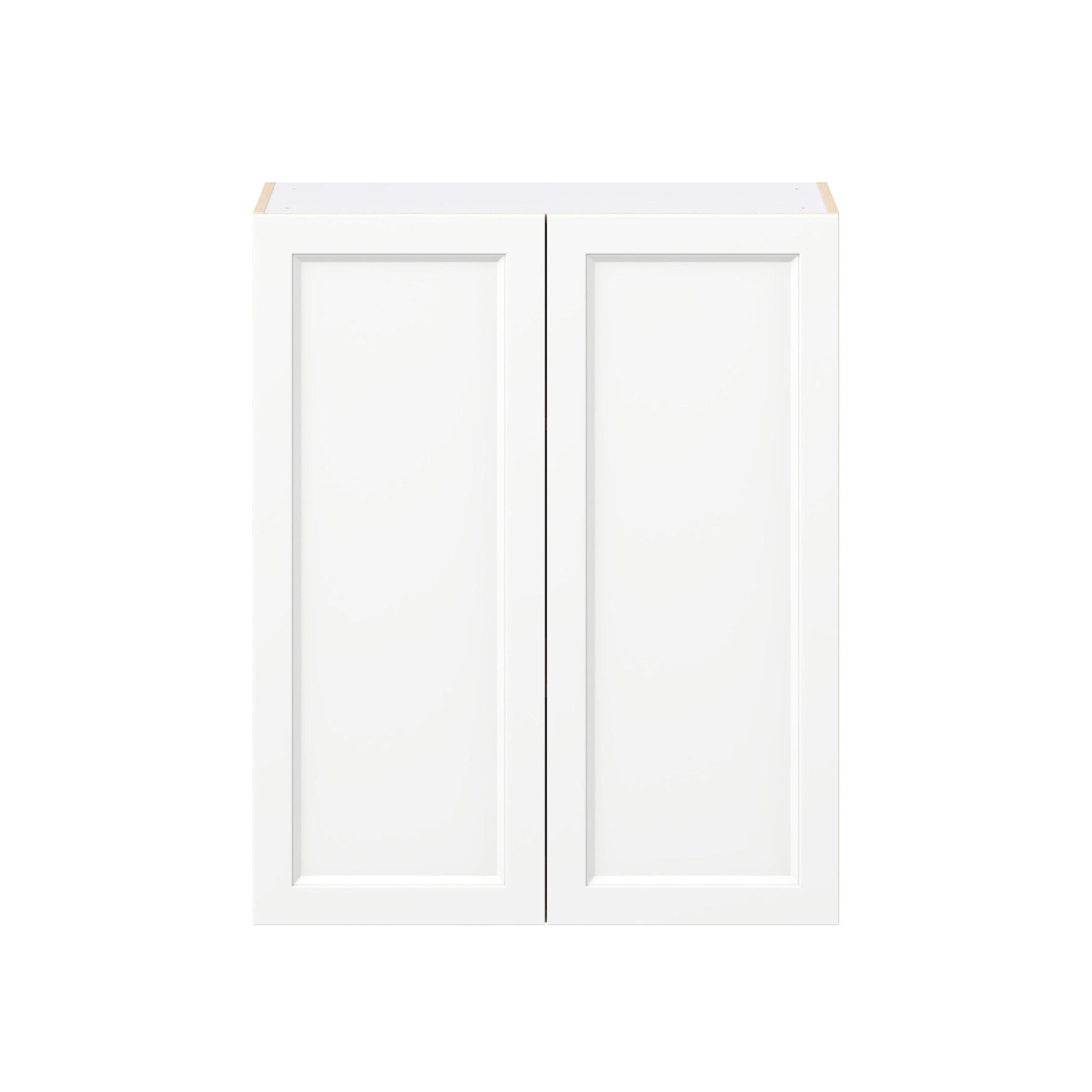 Peachtree 33 in. Painted Bright White Door Wall Cabinet