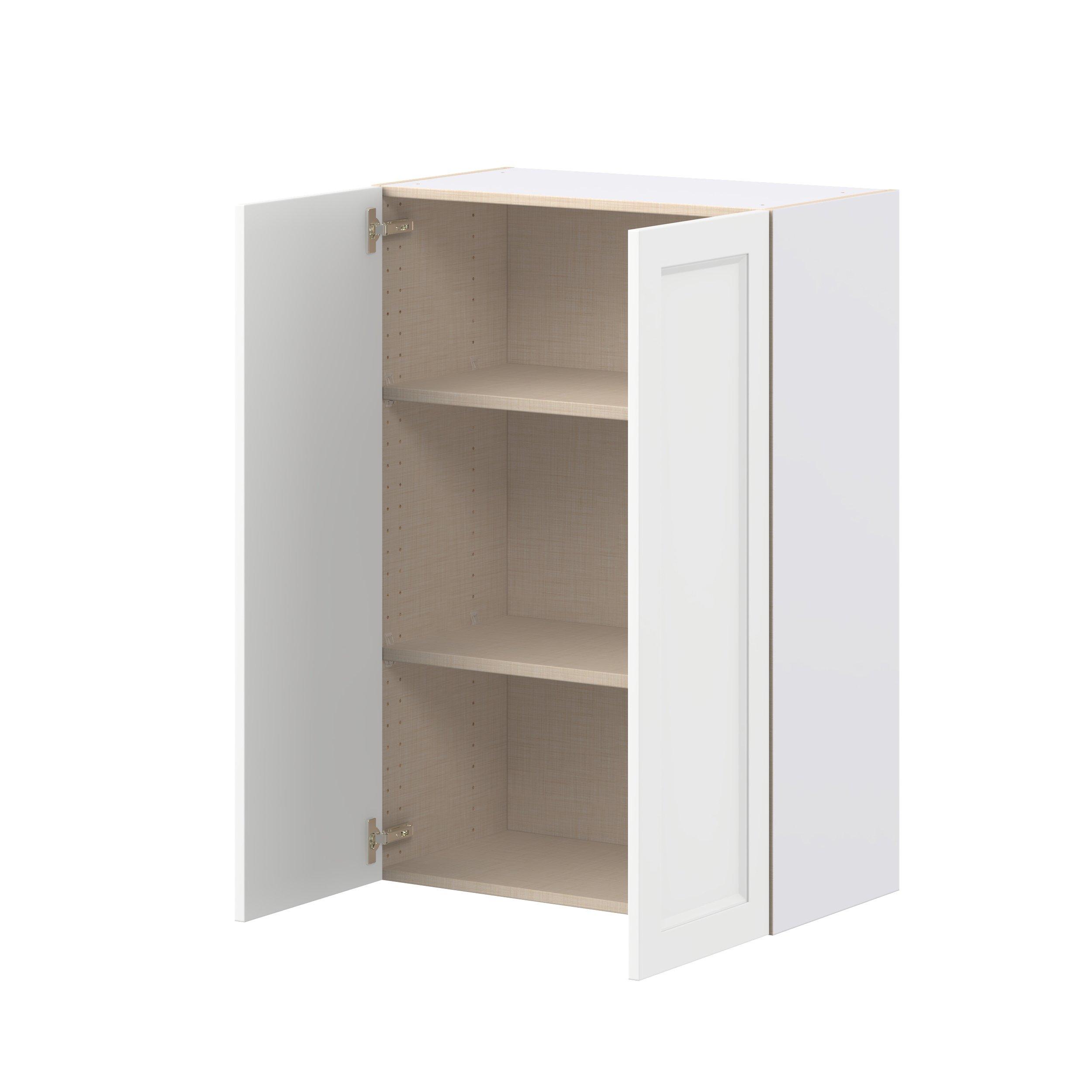 Peachtree 27 in. Painted Bright White Door Wall Cabinet