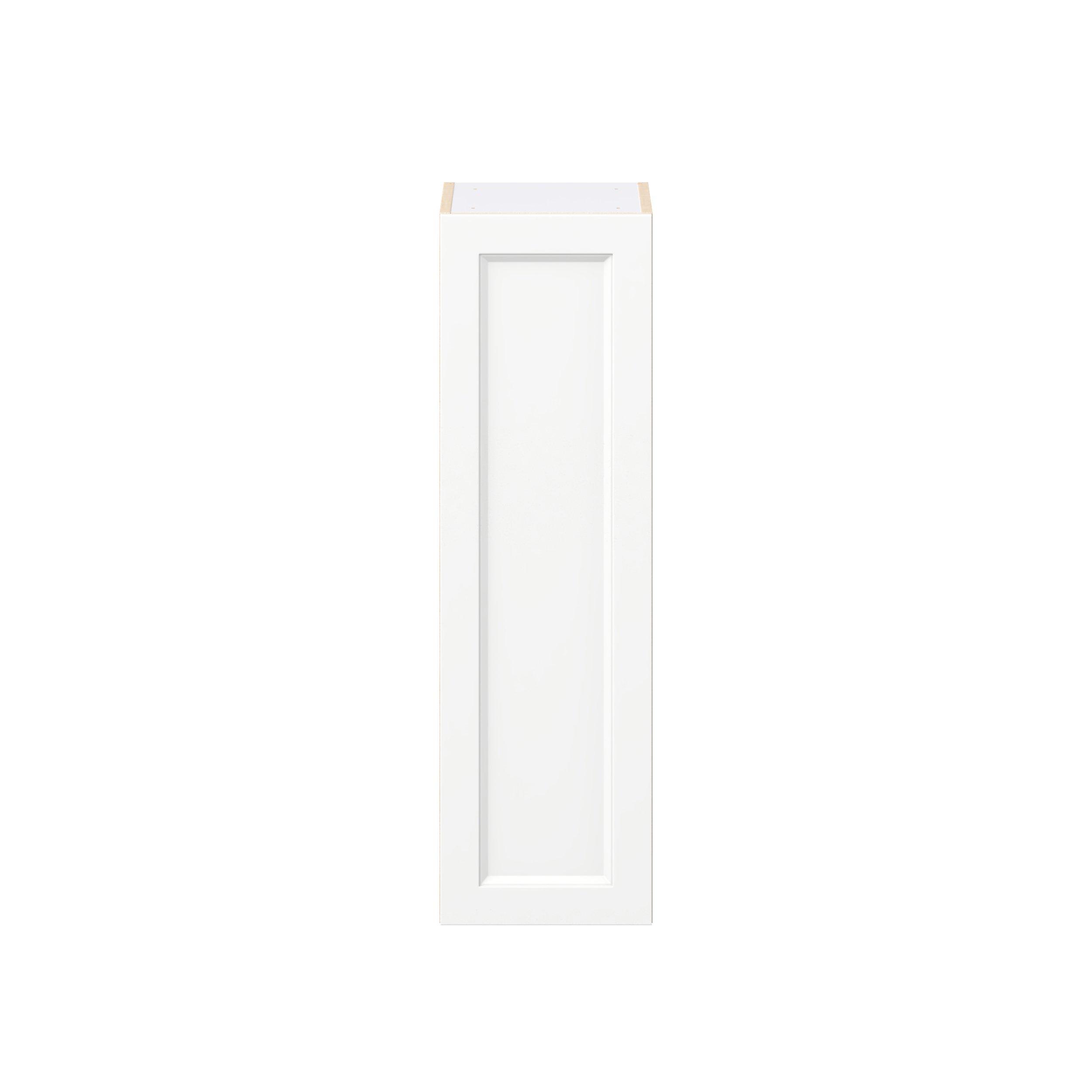 Peachtree 12 in. Painted Bright White Door Wall Cabinet