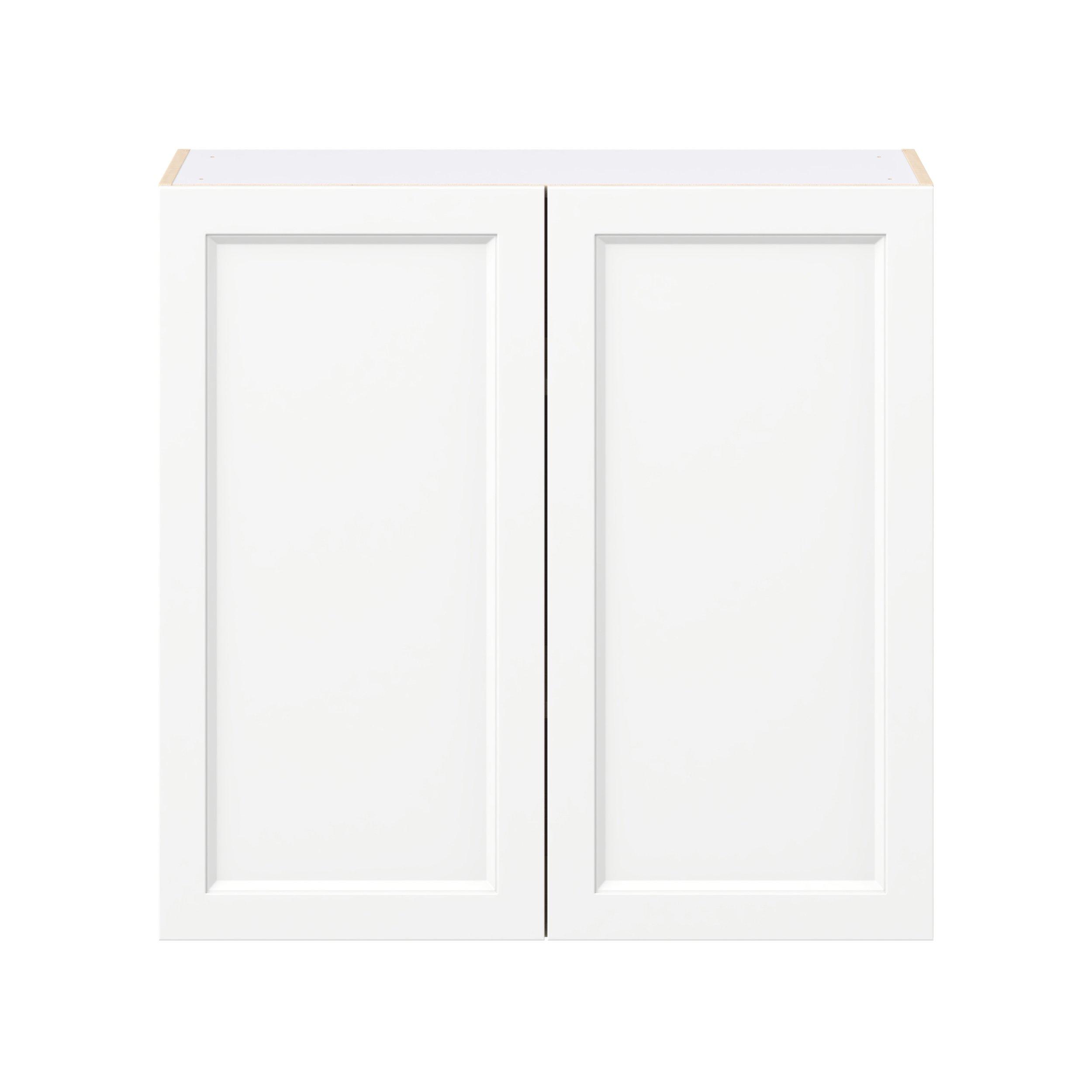 Peachtree 36 in. Painted Bright White Door Wall Cabinet