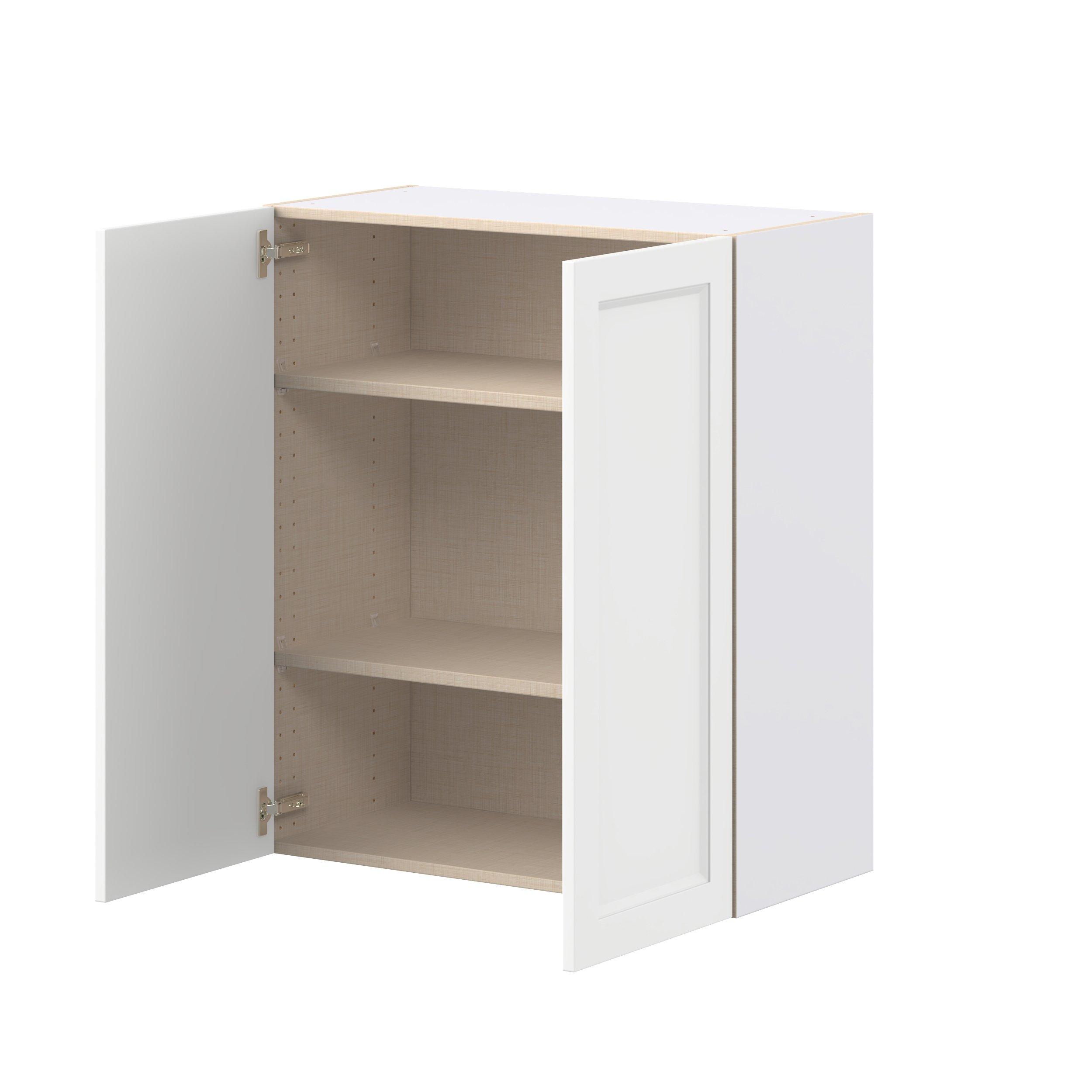Peachtree 30 in. Painted Bright White Door Wall Cabinet