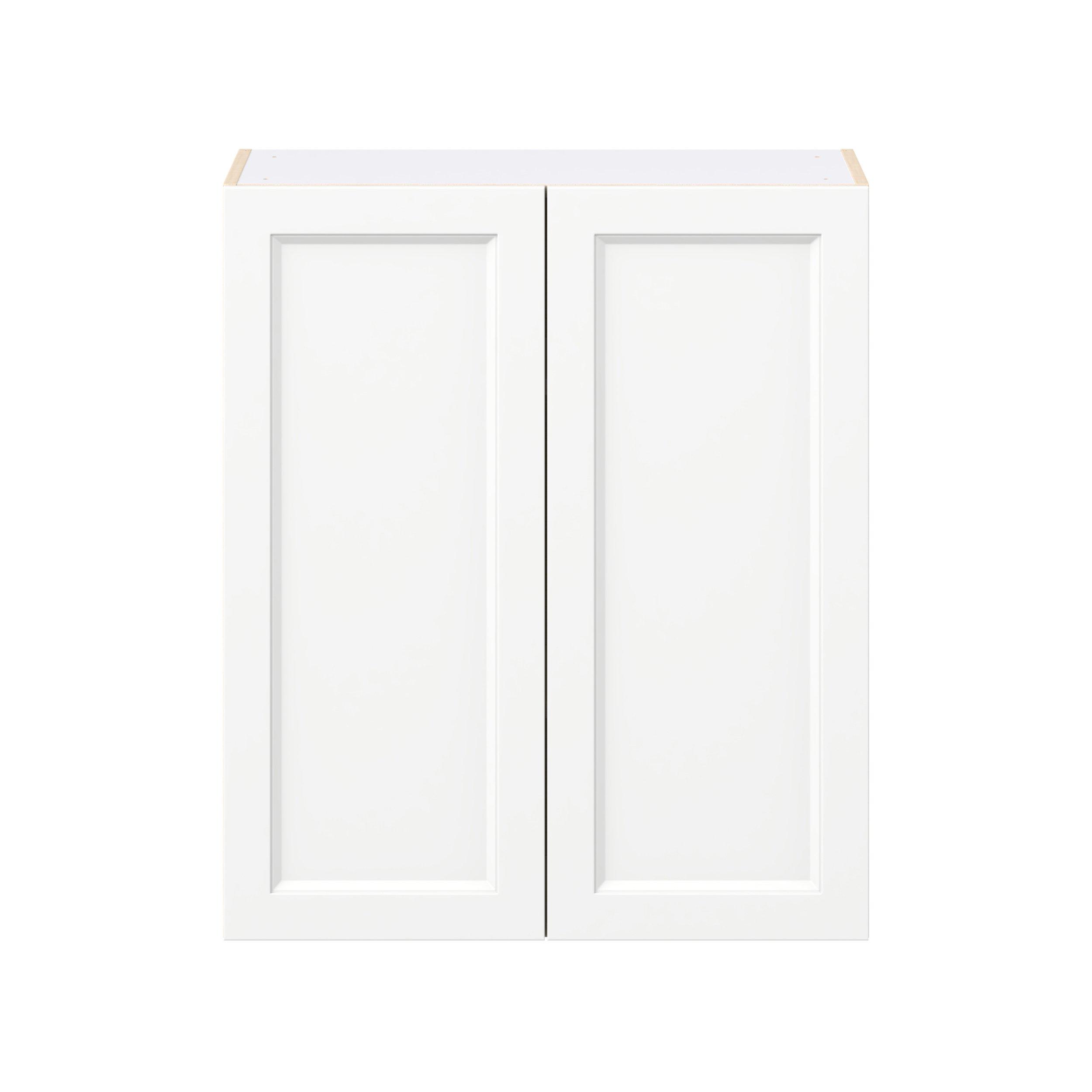 Peachtree 30 in. Painted Bright White Door Wall Cabinet