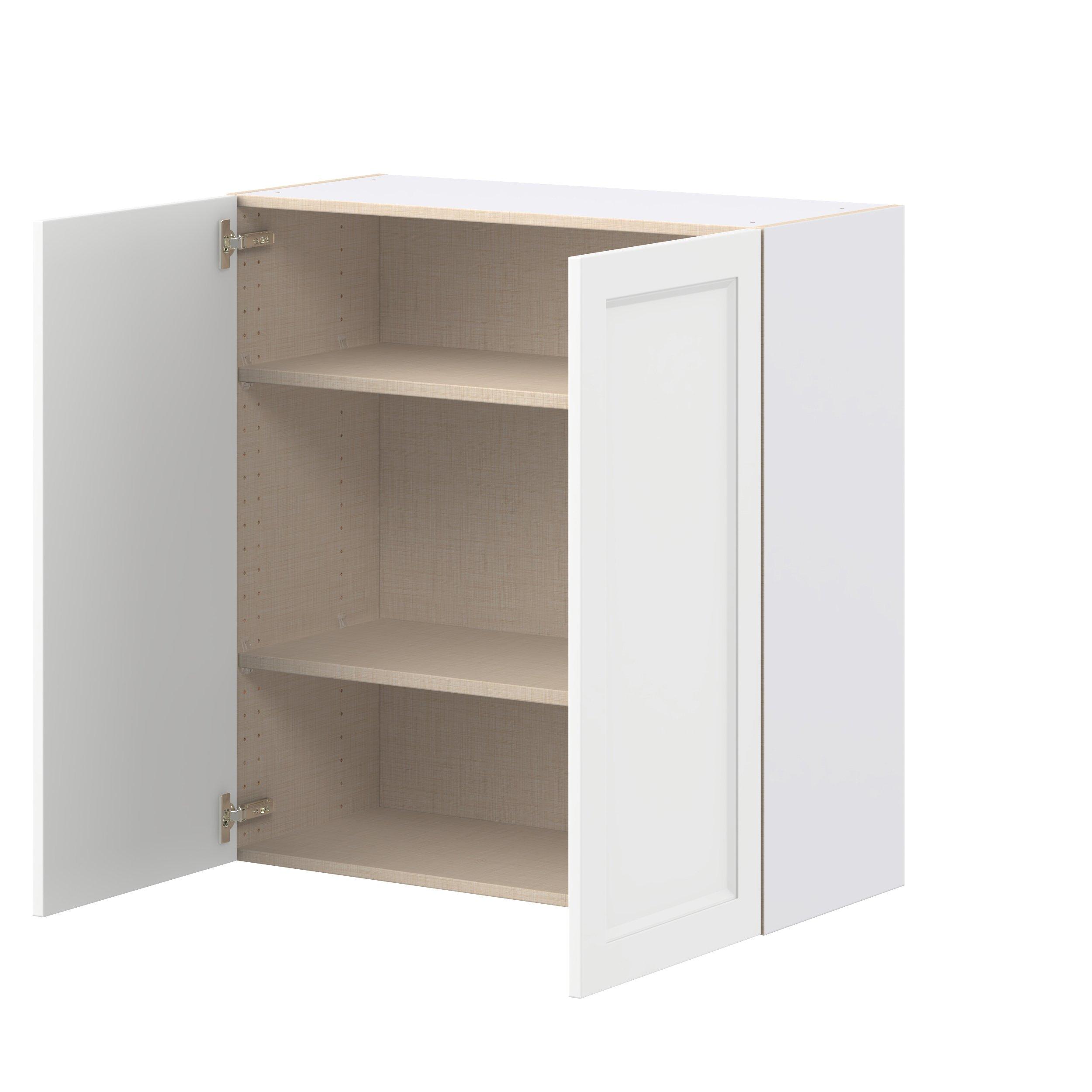 Peachtree 33 in. Painted Bright White Door Wall Cabinet