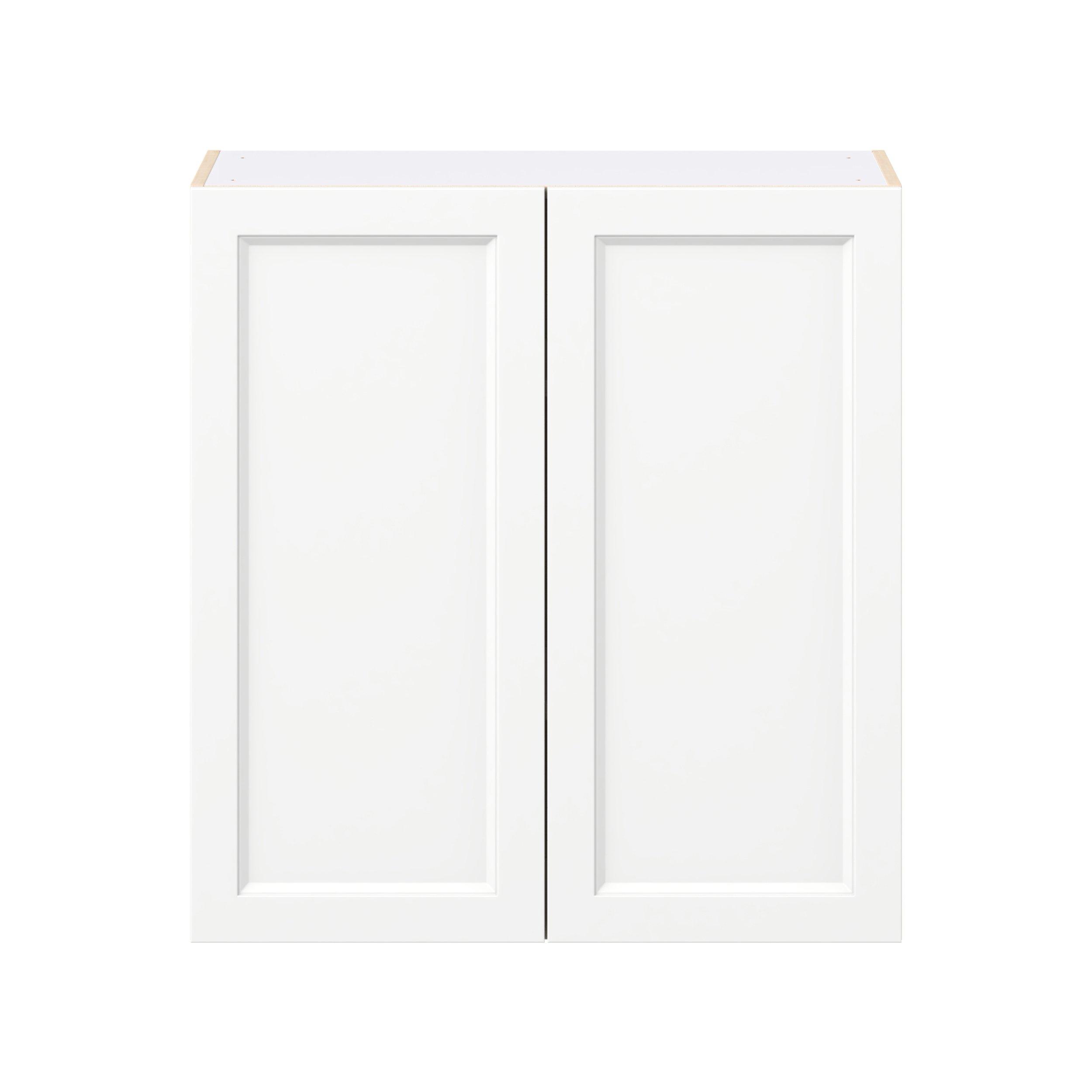 Peachtree 33 in. Painted Bright White Door Wall Cabinet