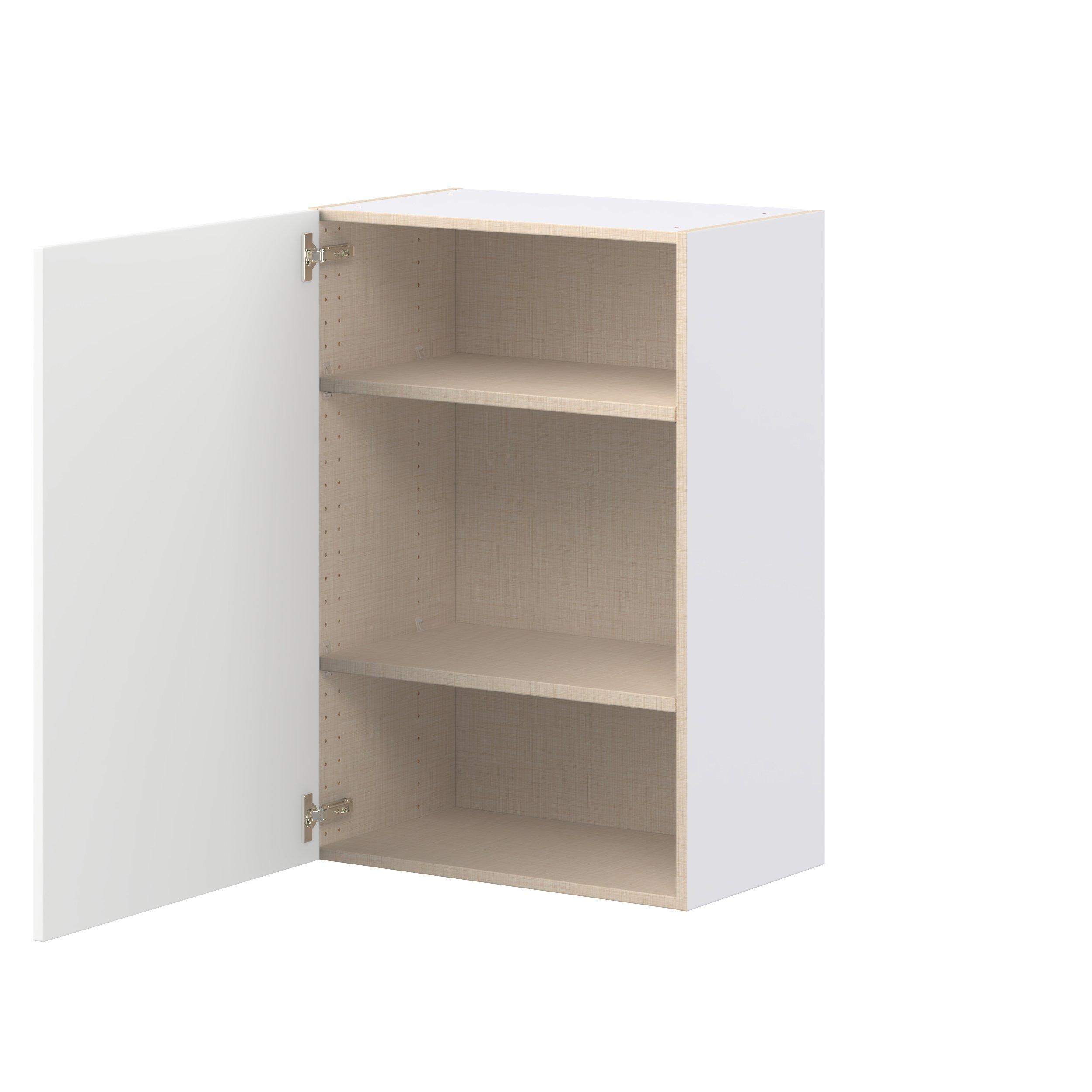 Peachtree 24 in. Painted Bright White Door Wall Cabinet