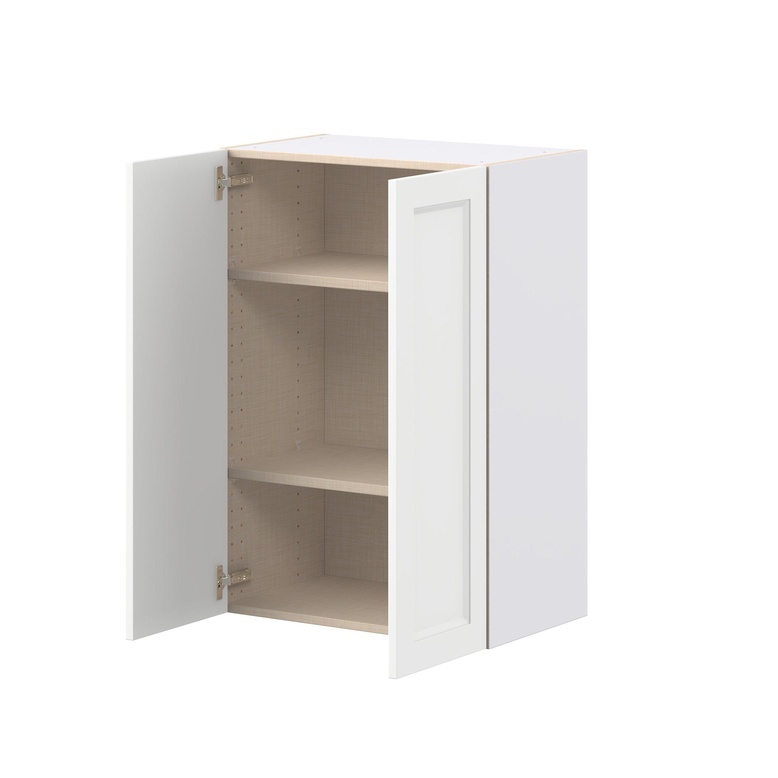 Peachtree 24 in. Painted Bright White Door Wall Cabinet