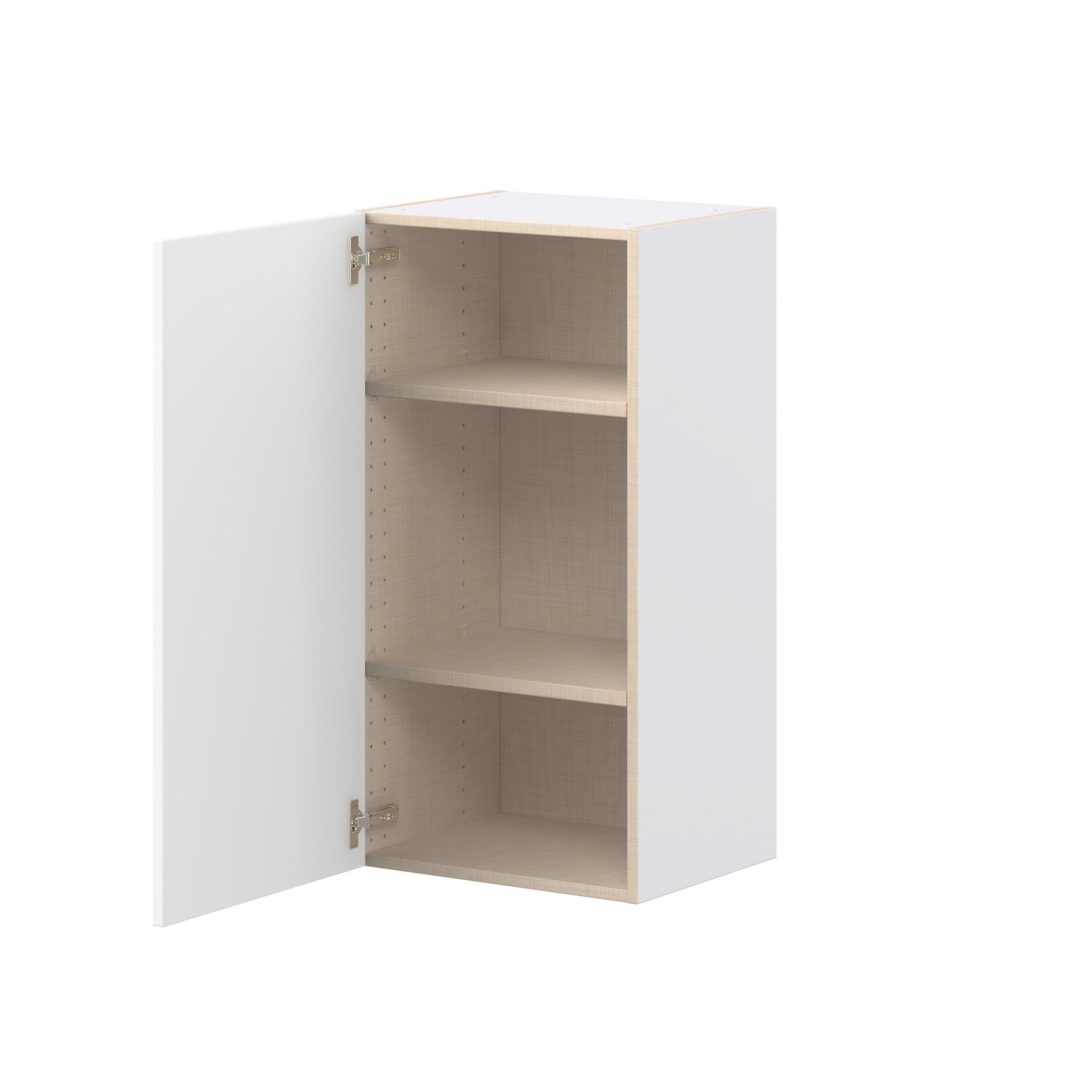 Peachtree 18 in. Painted Bright White Door Wall Cabinet