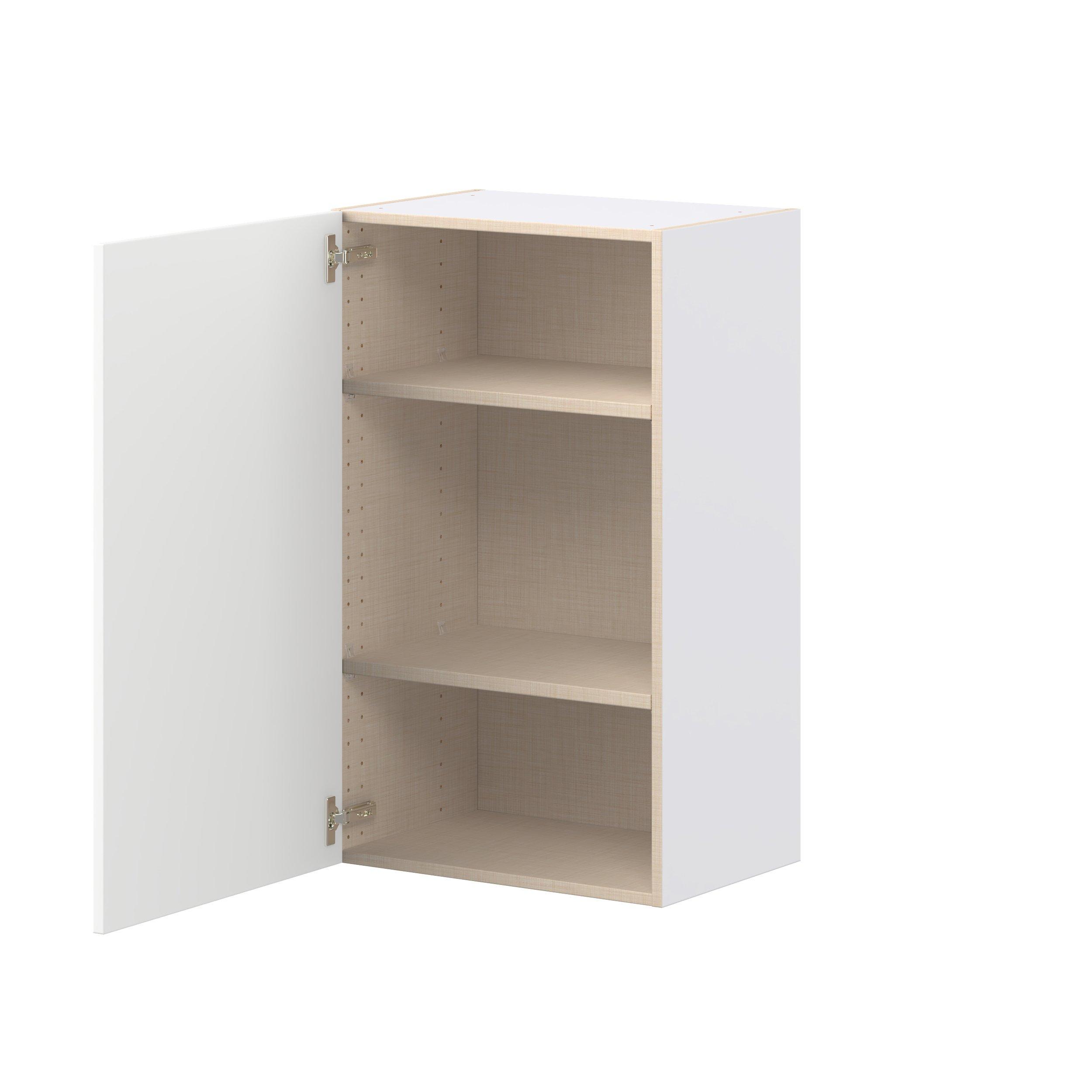 Peachtree 21 in. Painted Bright White Door Wall Cabinet