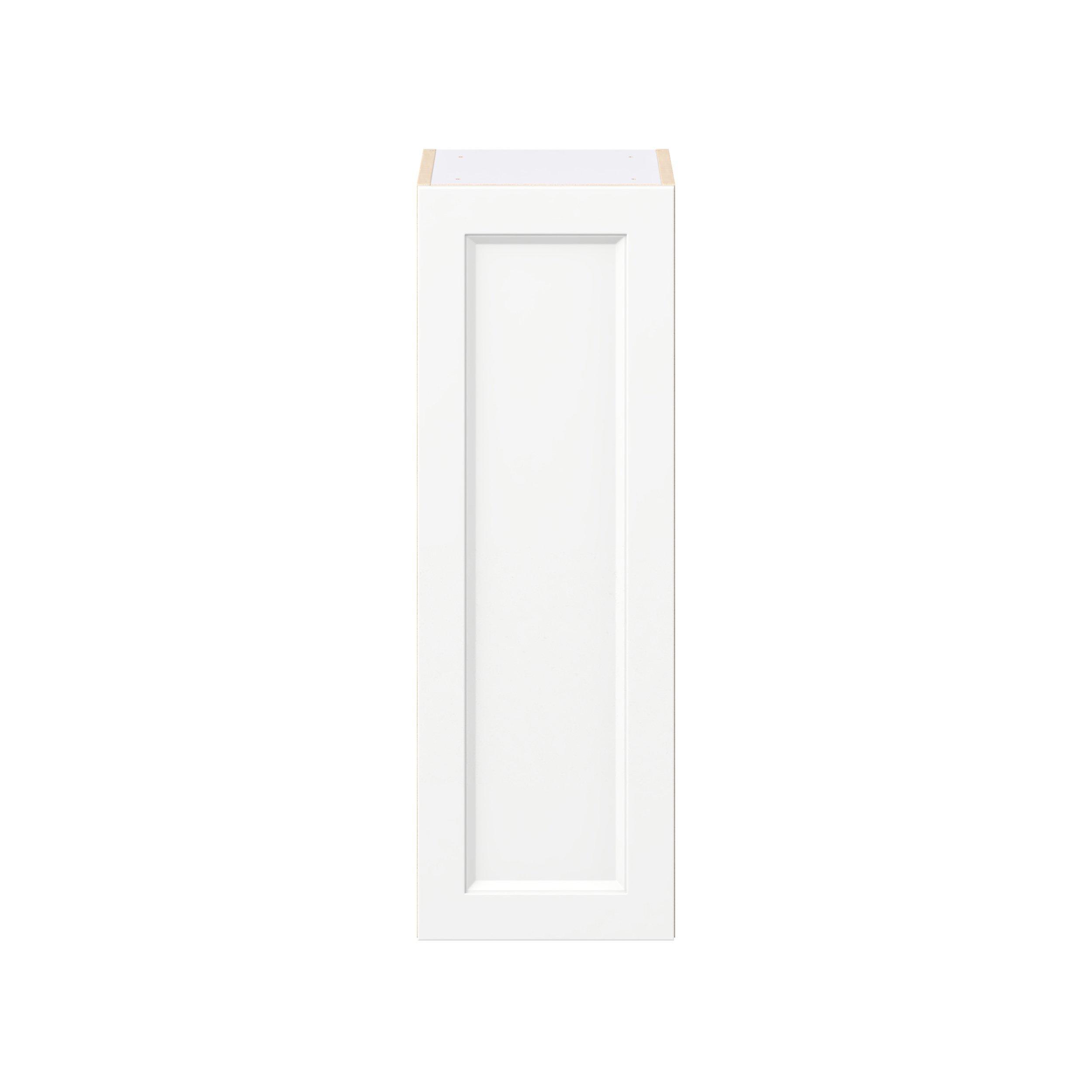 Peachtree 13 in. Painted Bright White Door Wall Cabinet