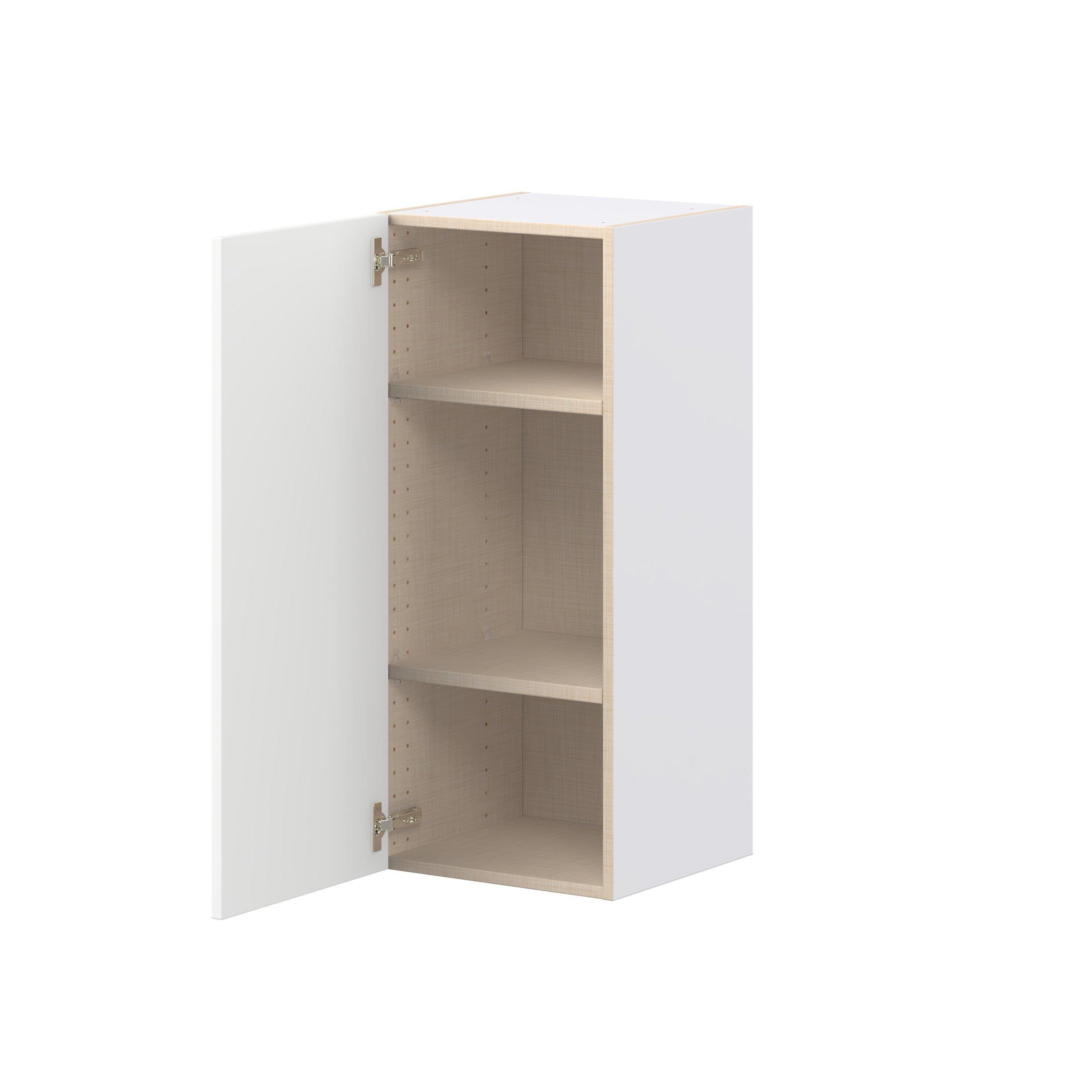 Peachtree 15 in. Painted Bright White Door Wall Cabinet
