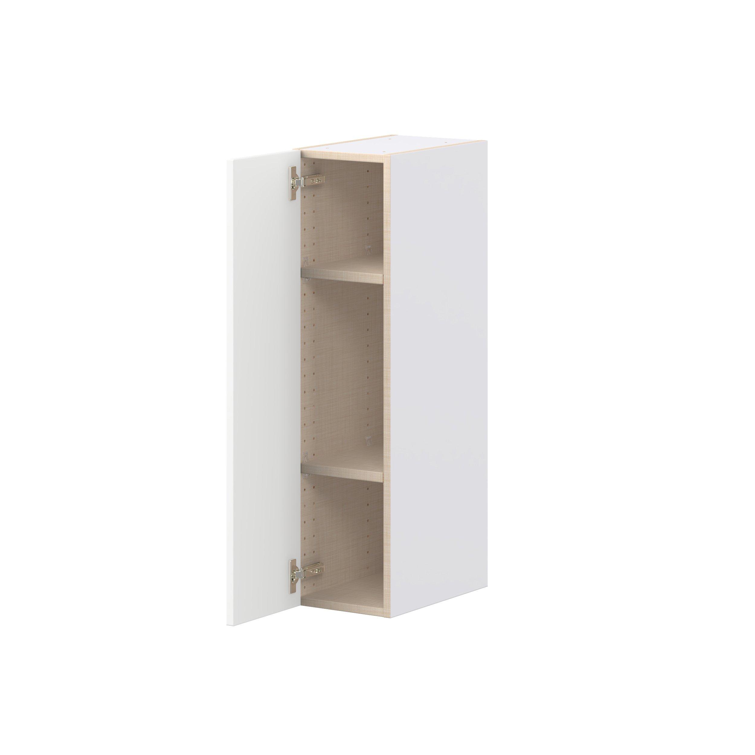 Peachtree 9 in. Painted Bright White Door Wall Cabinet