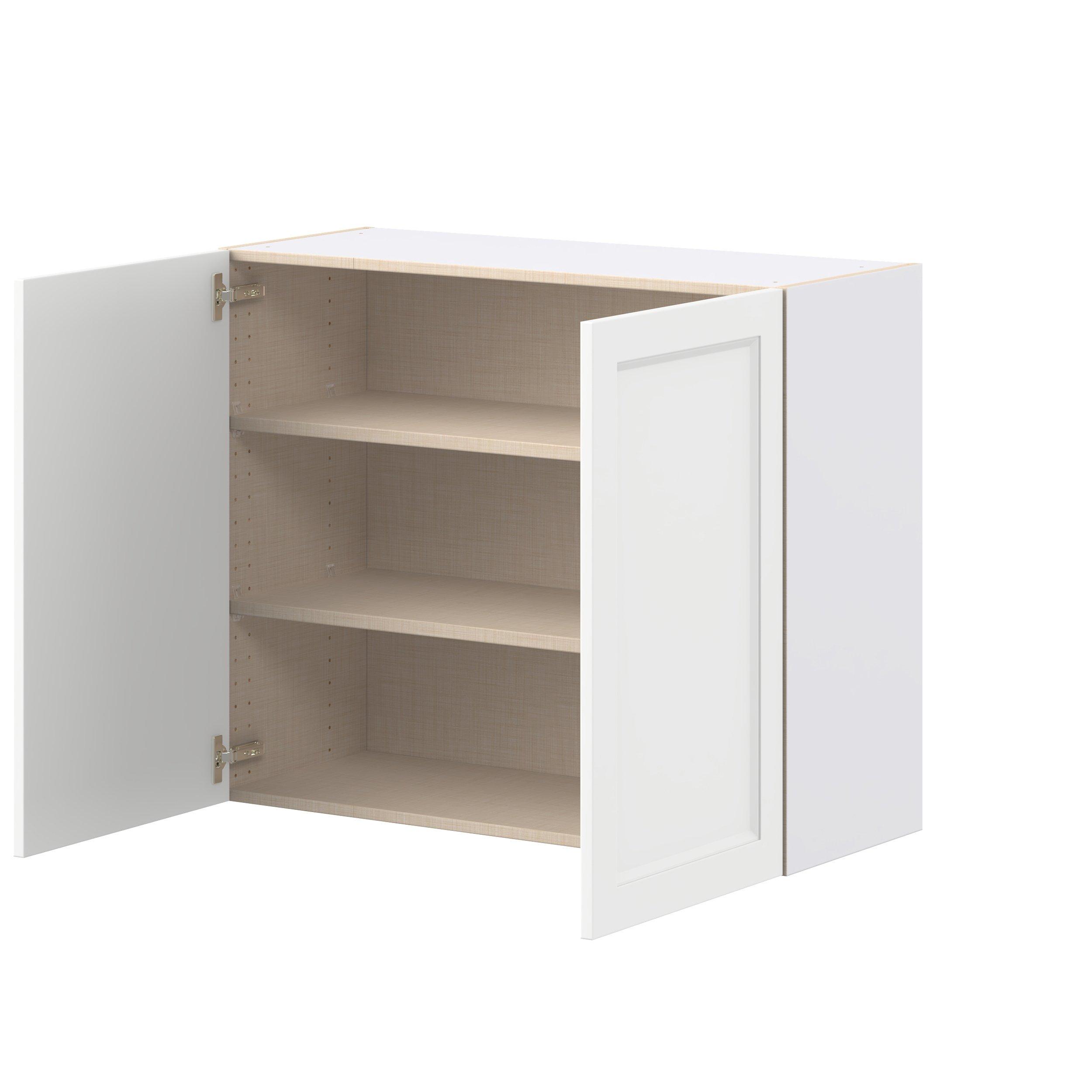 Peachtree 36 in. Painted Bright White Door Wall Cabinet