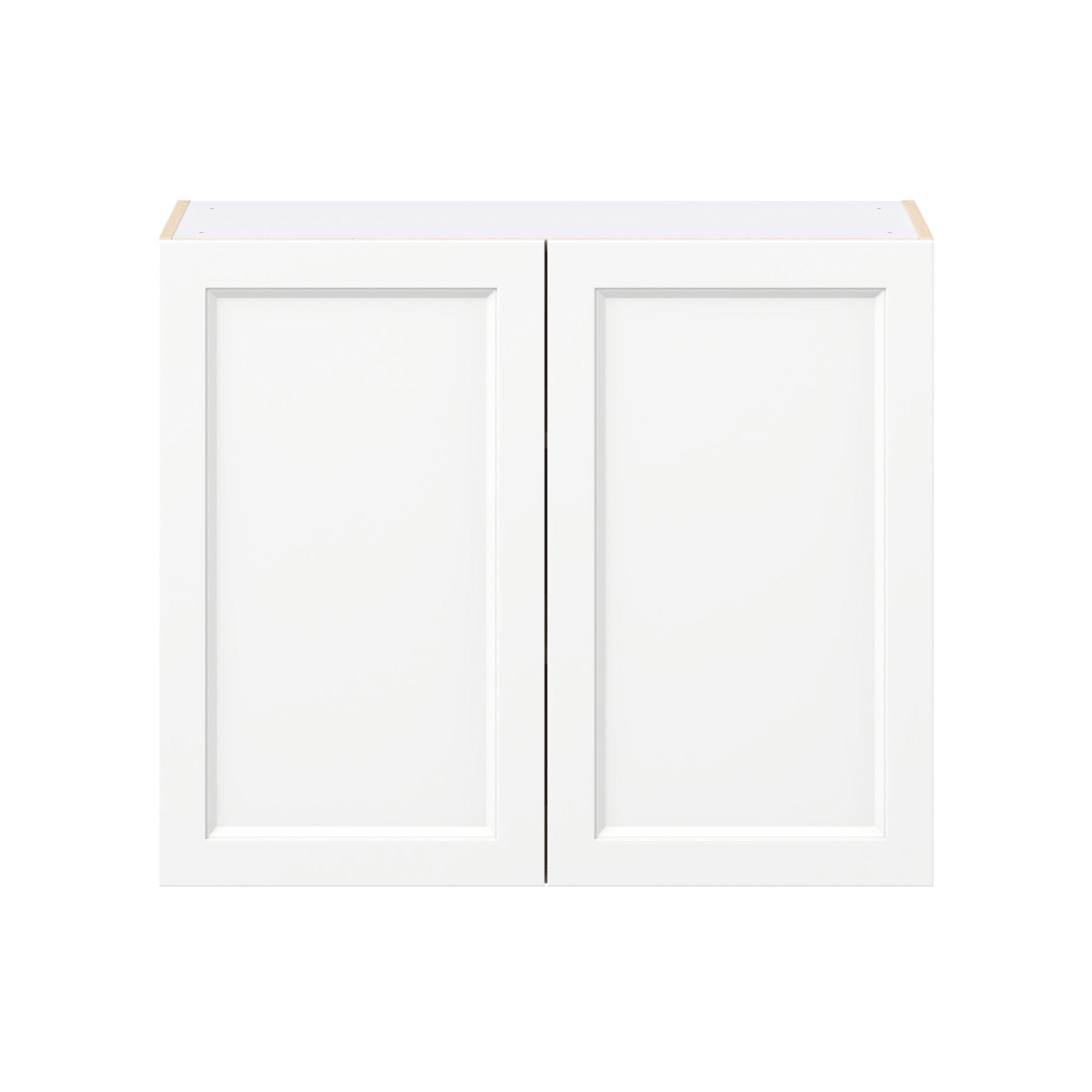 Peachtree 36 in. Painted Bright White Door Wall Cabinet
