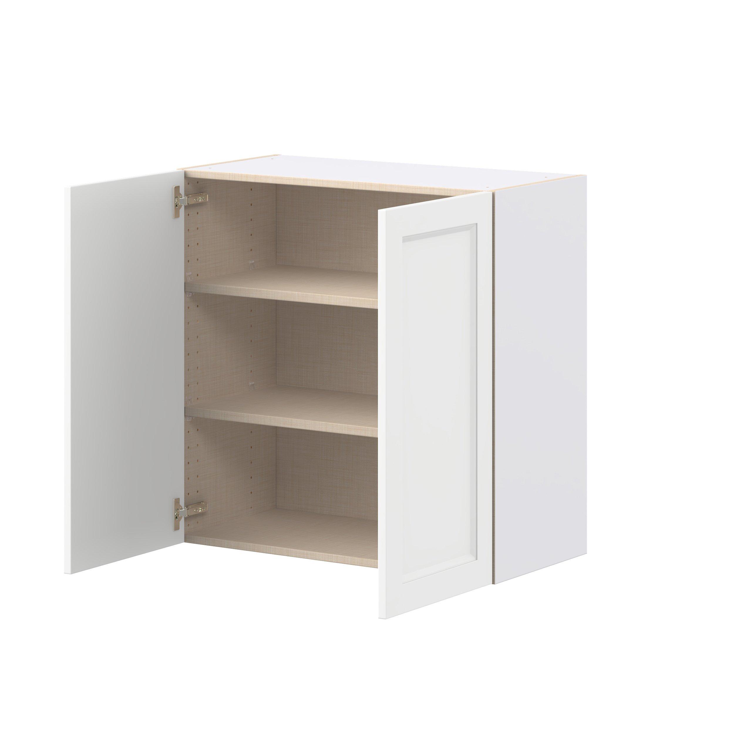 Peachtree 30 in. Painted Bright White Door Wall Cabinet