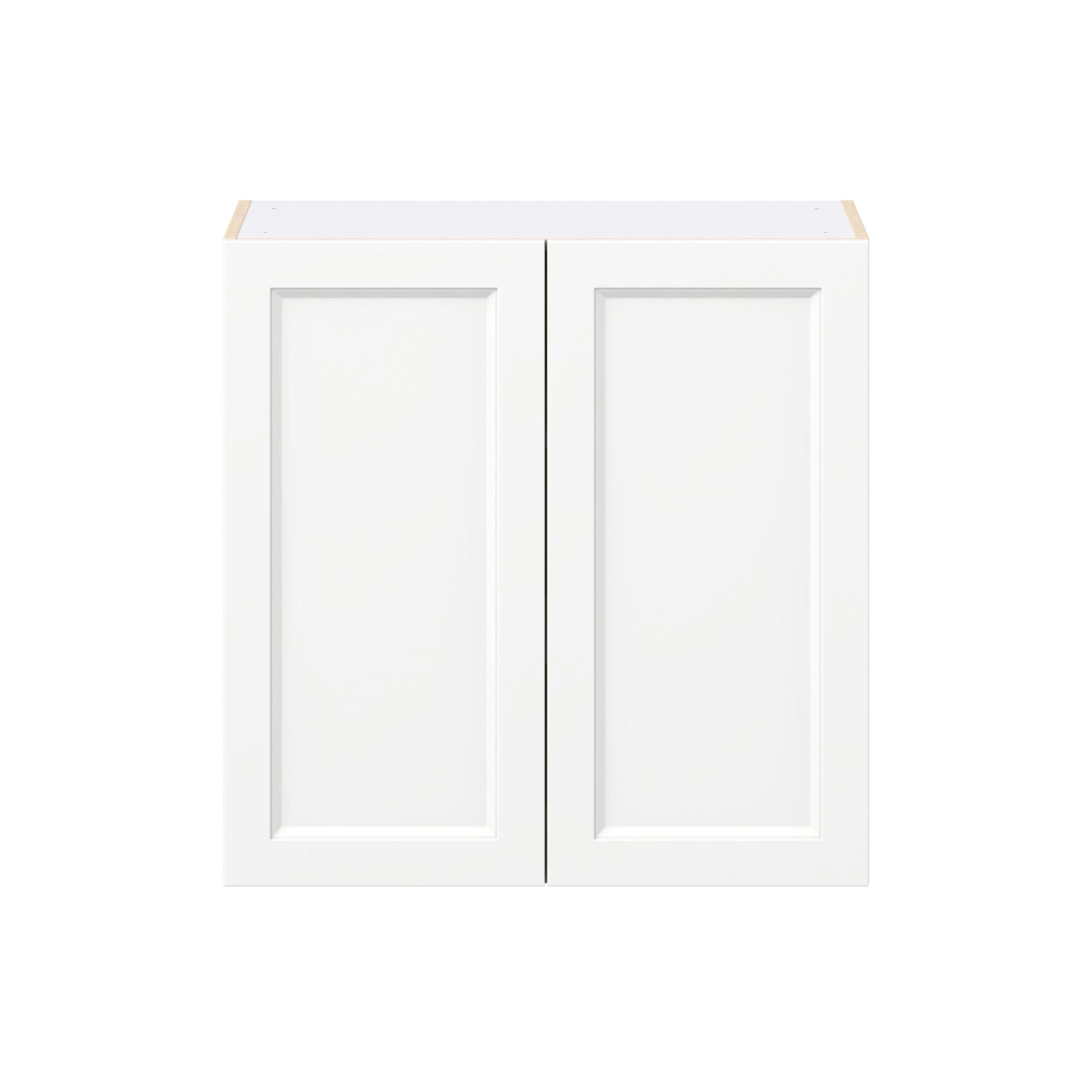 Peachtree 30 in. Painted Bright White Door Wall Cabinet