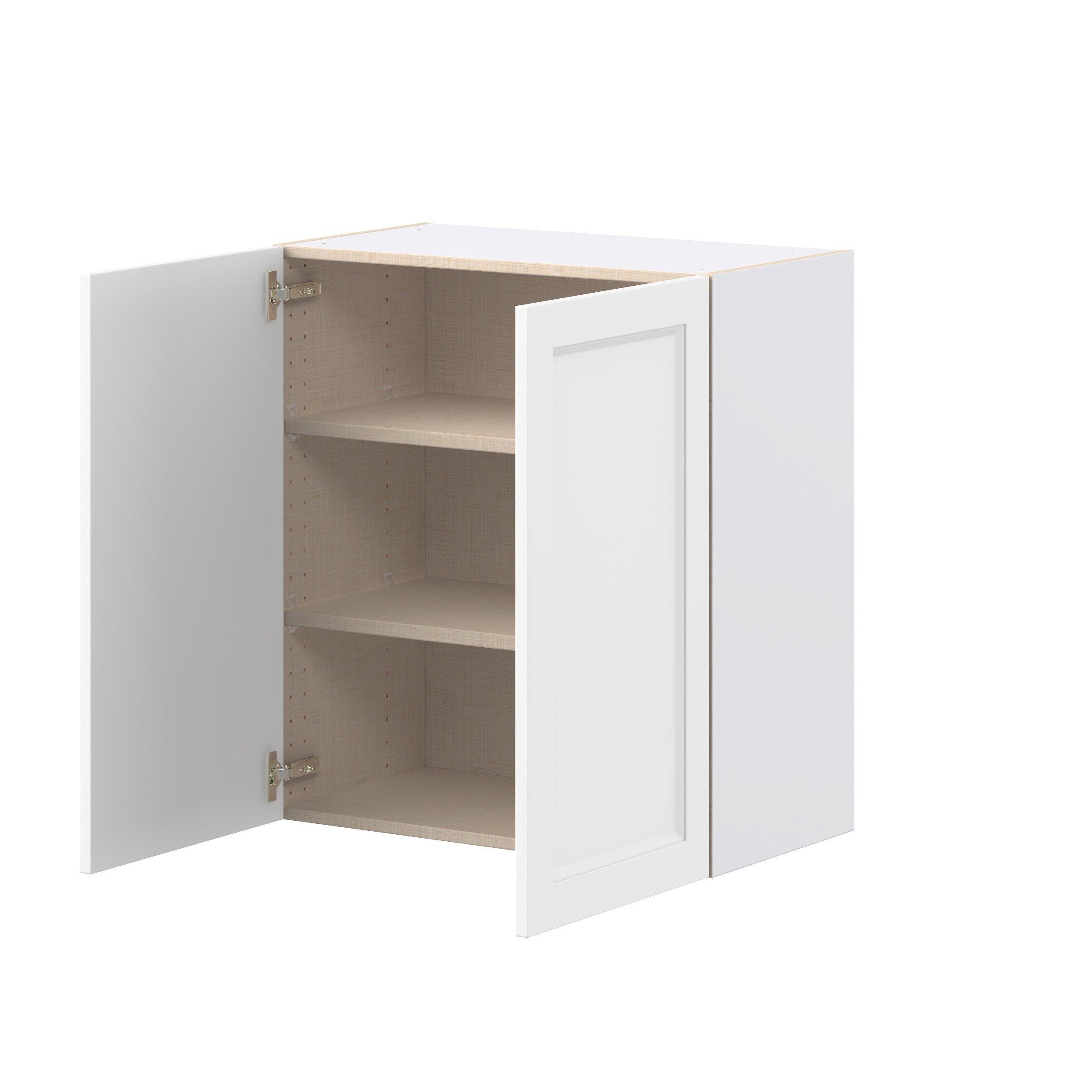 Peachtree 27 in. Painted Bright White Door Wall Cabinet
