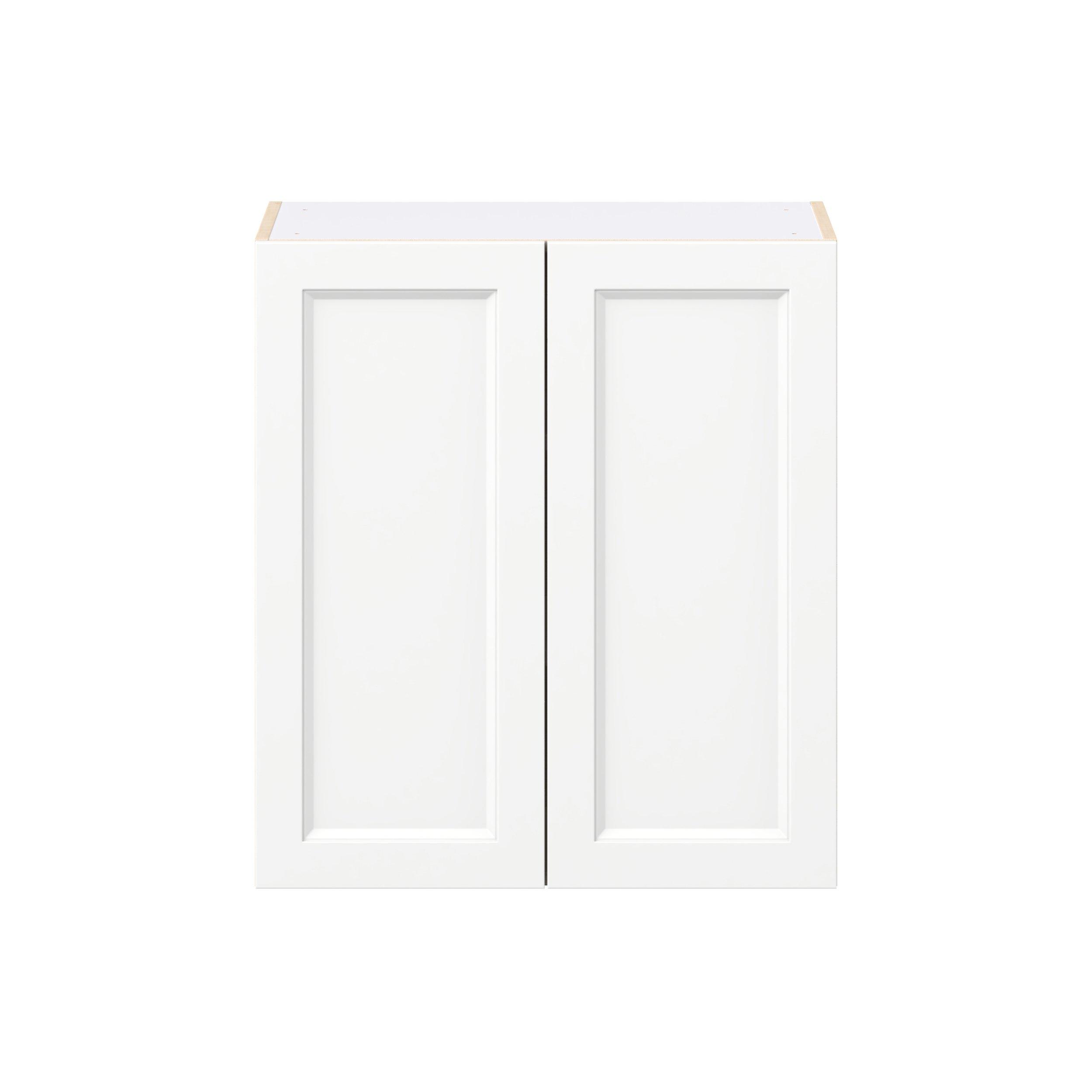 Peachtree 27 in. Painted Bright White Door Wall Cabinet