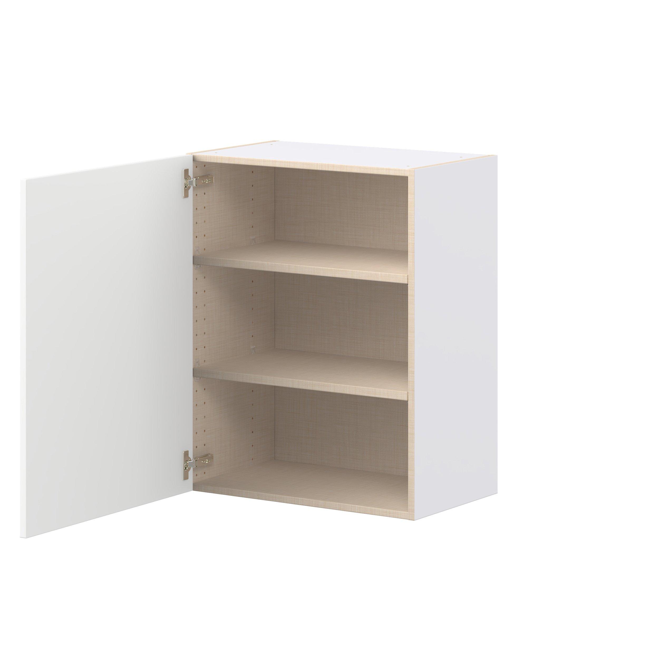 Peachtree 24 in. Painted Bright White Door Wall Cabinet
