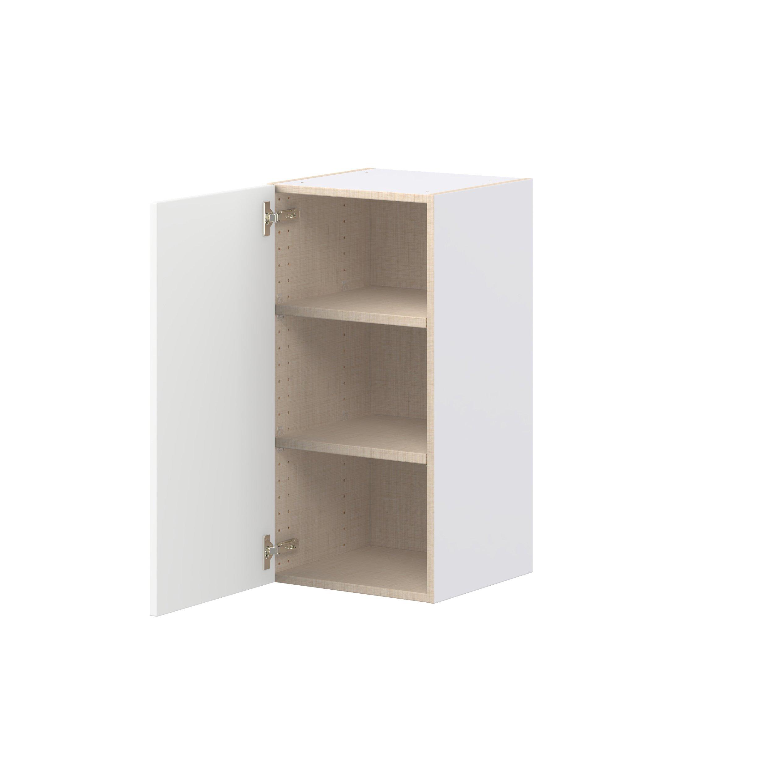 Peachtree 15 in. Painted Bright White Door Wall Cabinet