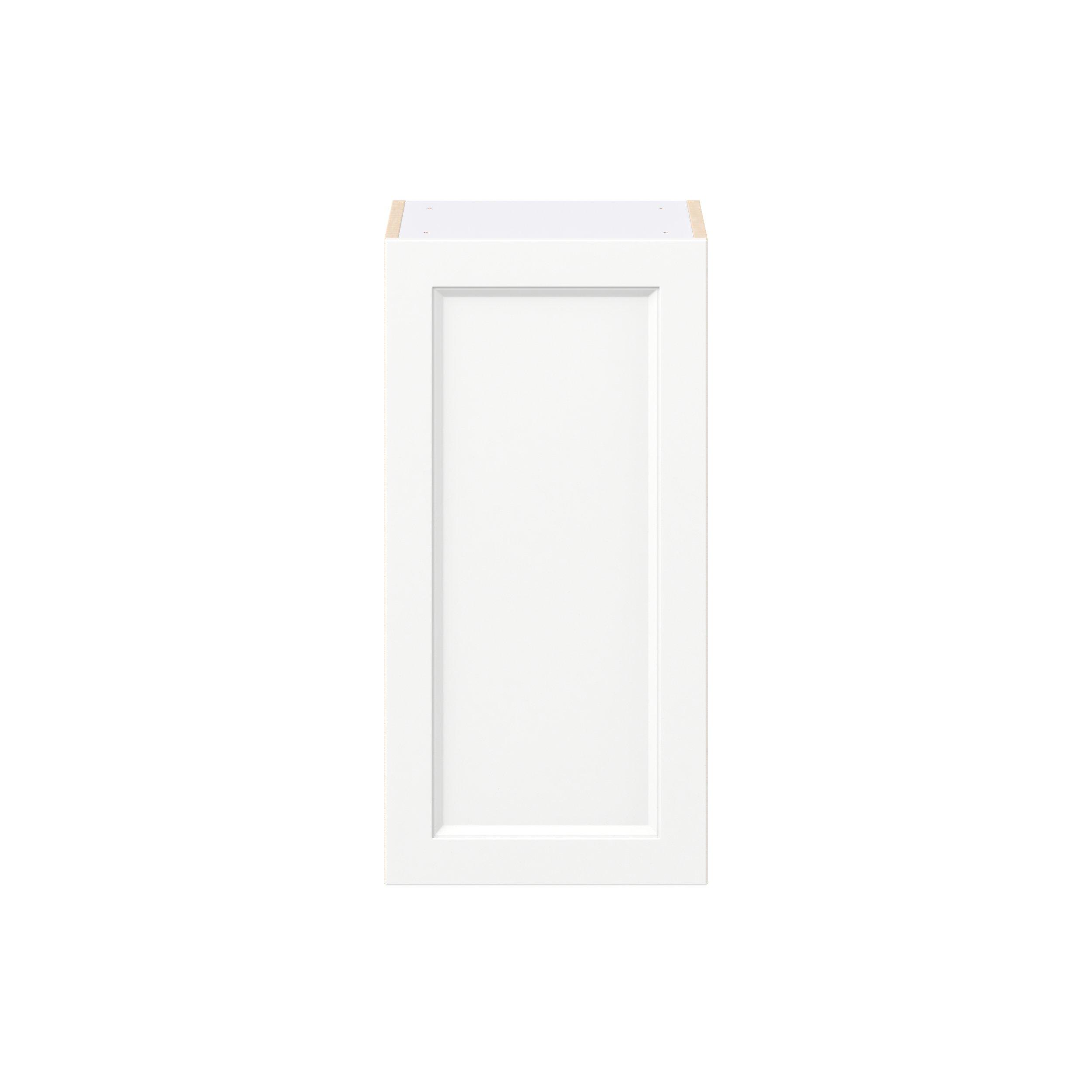 Peachtree 15 in. Painted Bright White Door Wall Cabinet