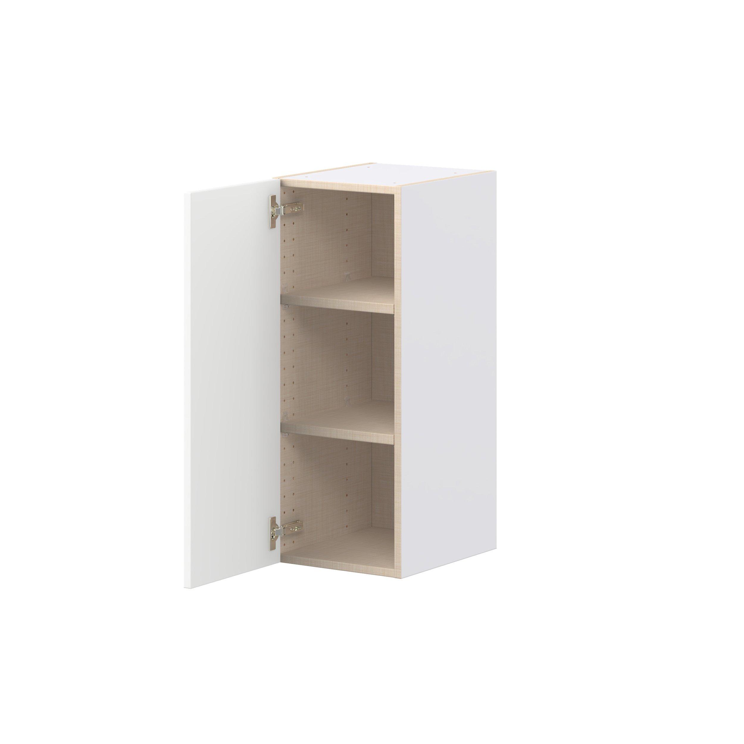 Peachtree 12 in. Painted Bright White Door Wall Cabinet