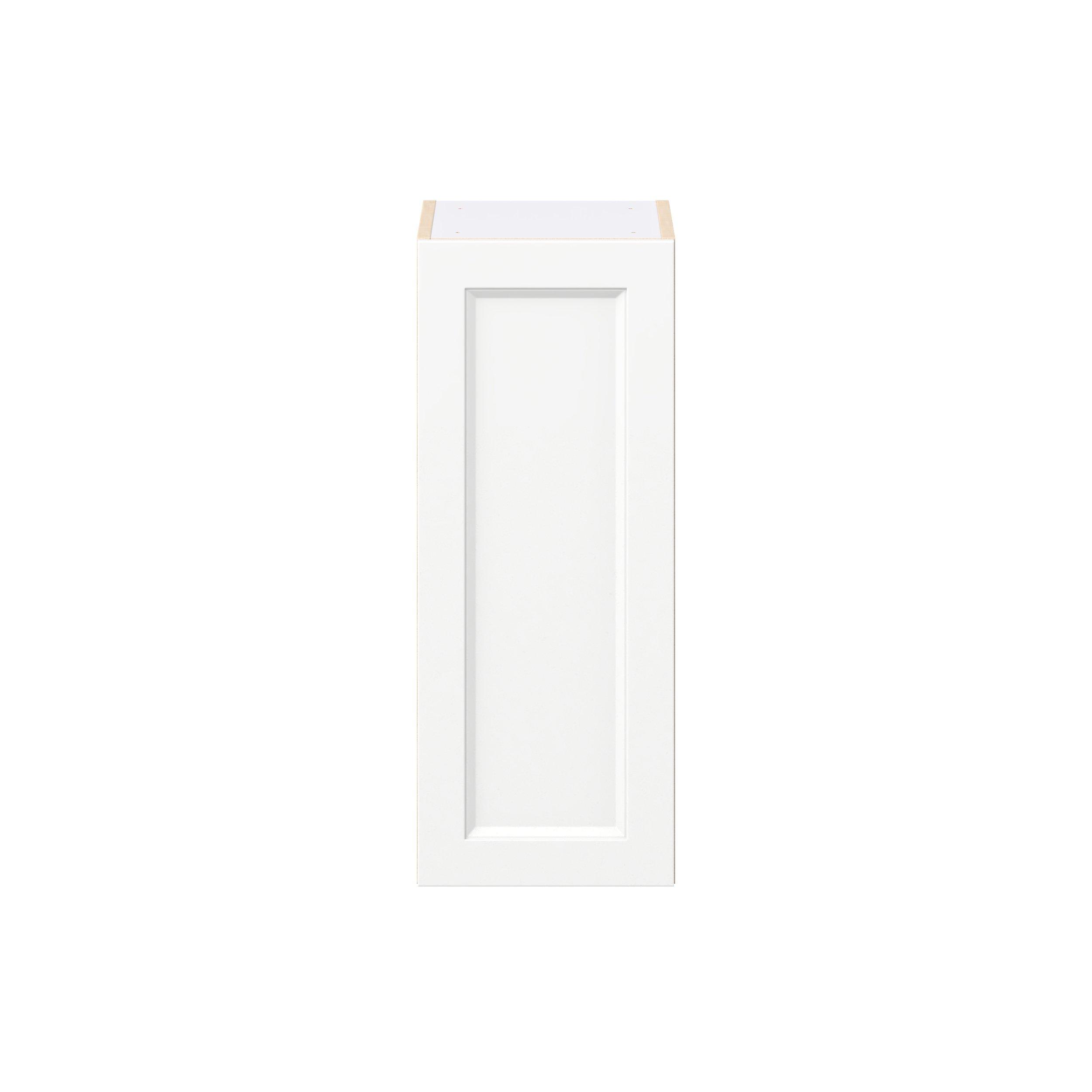 Peachtree 12 in. Painted Bright White Door Wall Cabinet